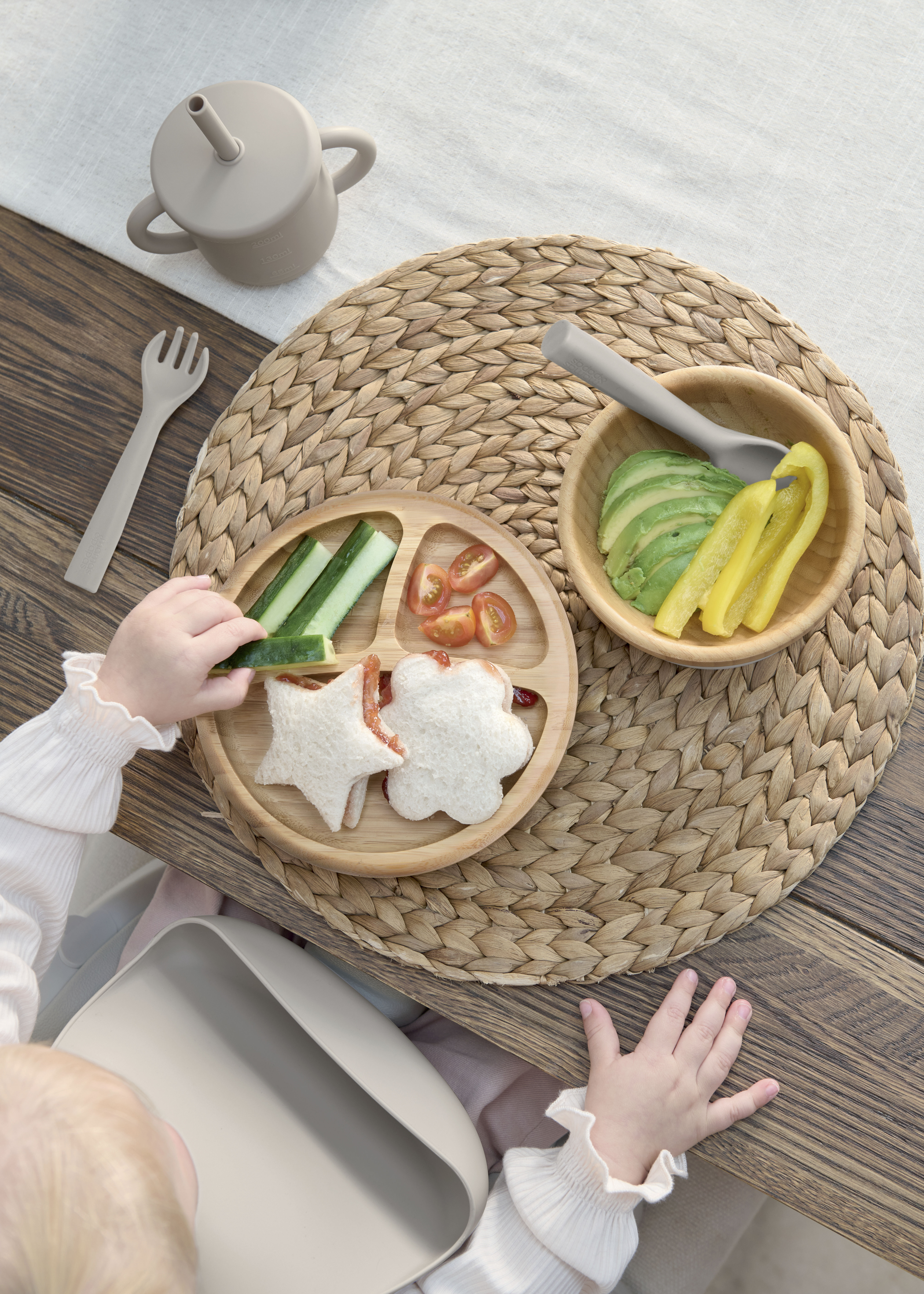 مجموعة أدوات طعام بامبو - ترافل image number 8