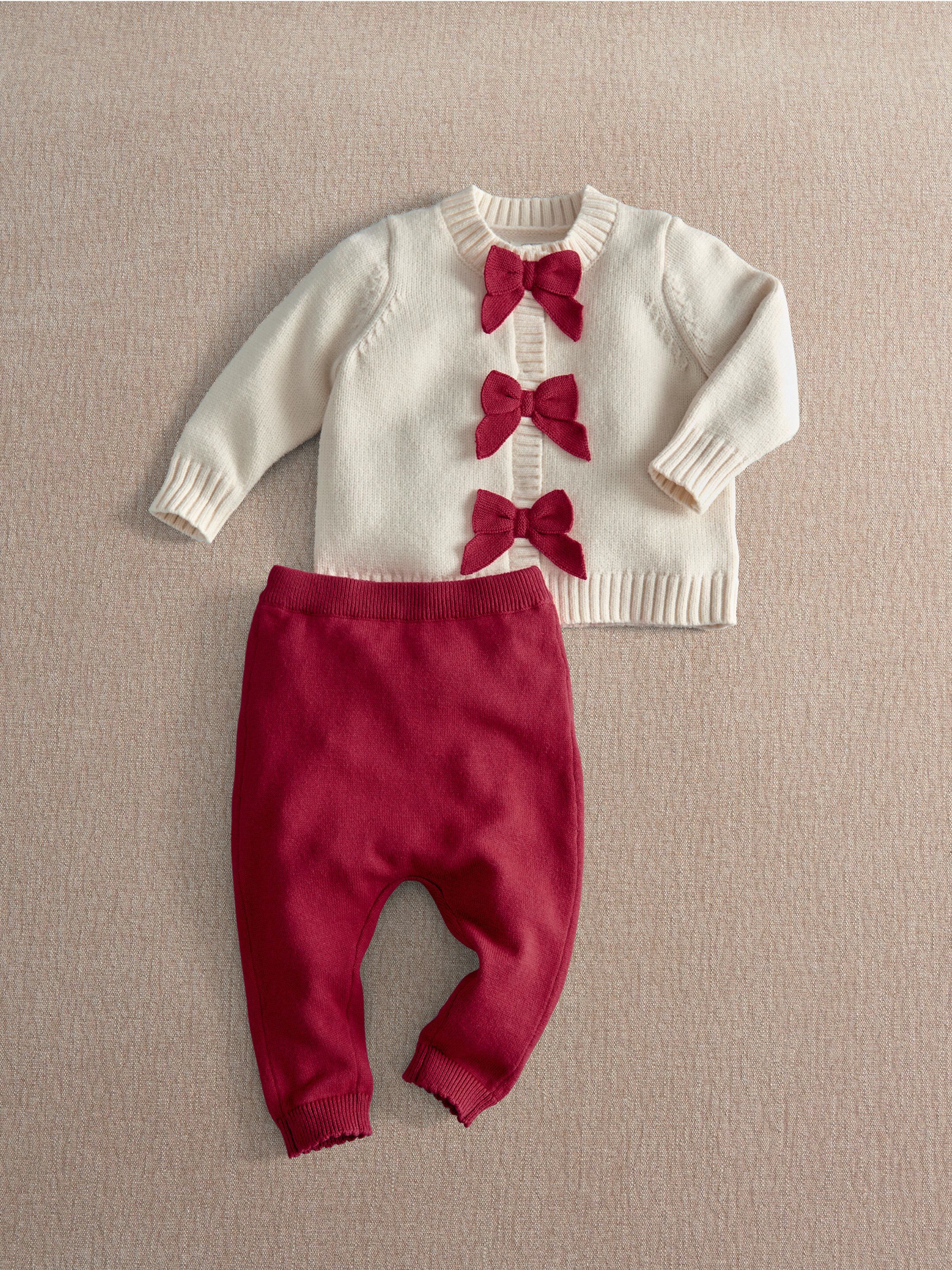Red Bow 2 Piece Set
