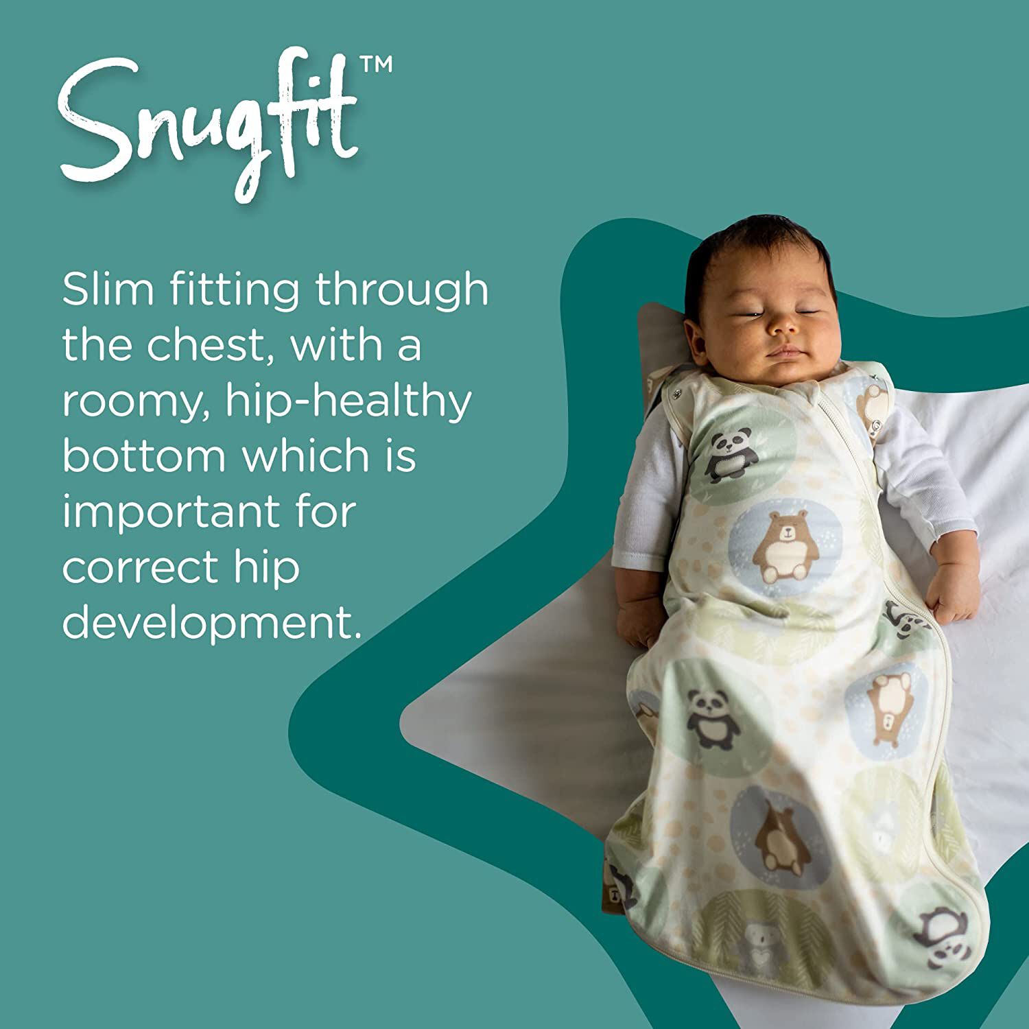 كيس نوم ملفوف بمعدل دفء 1 للأطفال بعمر 3-6 شهور من تومي تيبي - نقشة جرو والأصدقاء image number 3