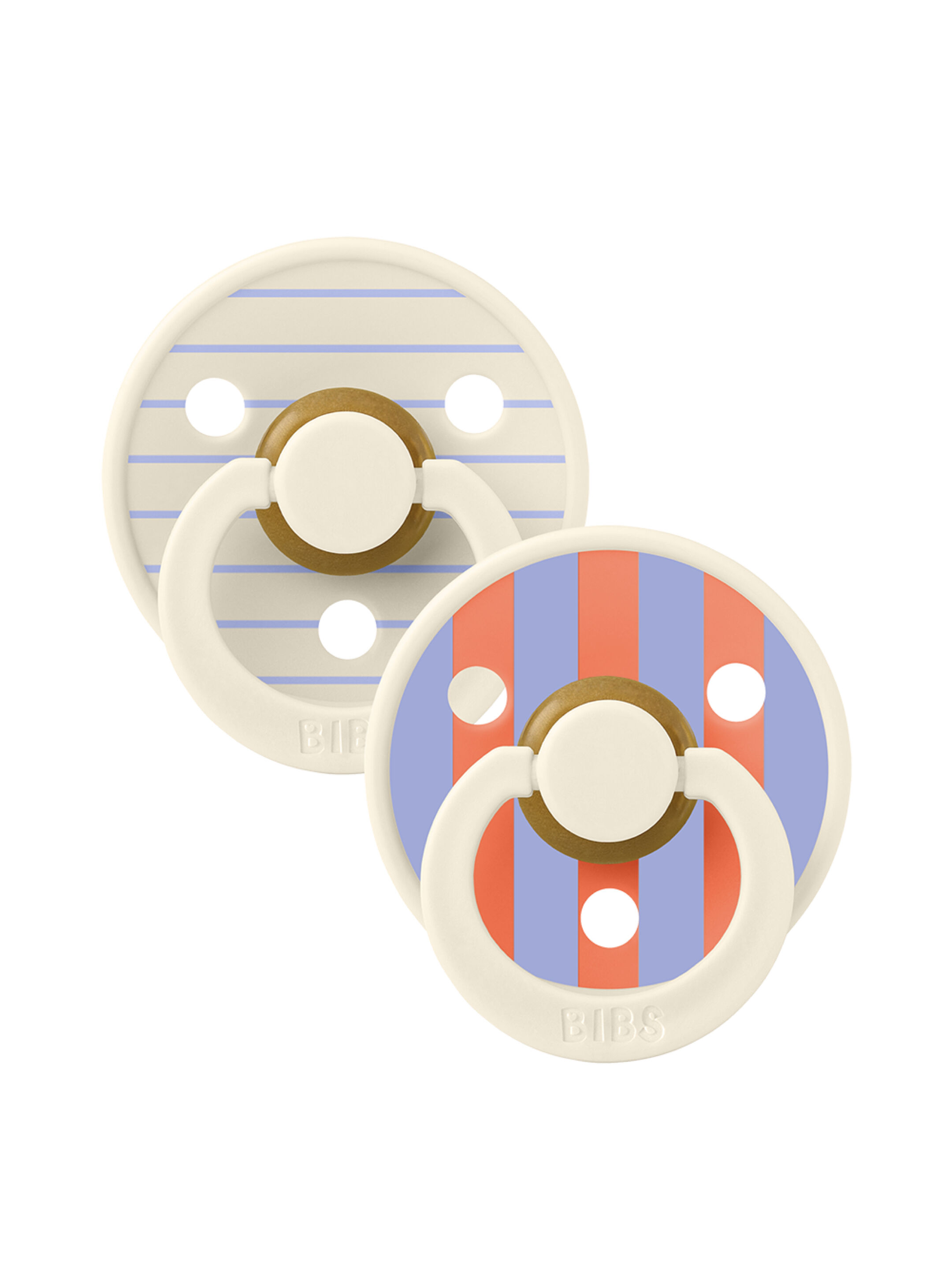 مجموعة لهايات بيبس كولور بين لاتكس مقاس 1 للأطفال منذ الولادة بلون عاجي متنوع - قطعتان image number 1