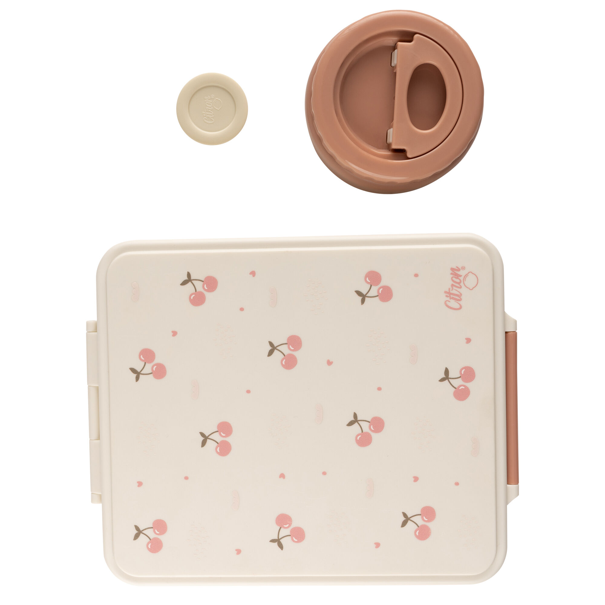 صندوق غداء كبير سيترون - نقشة كرز image number 1