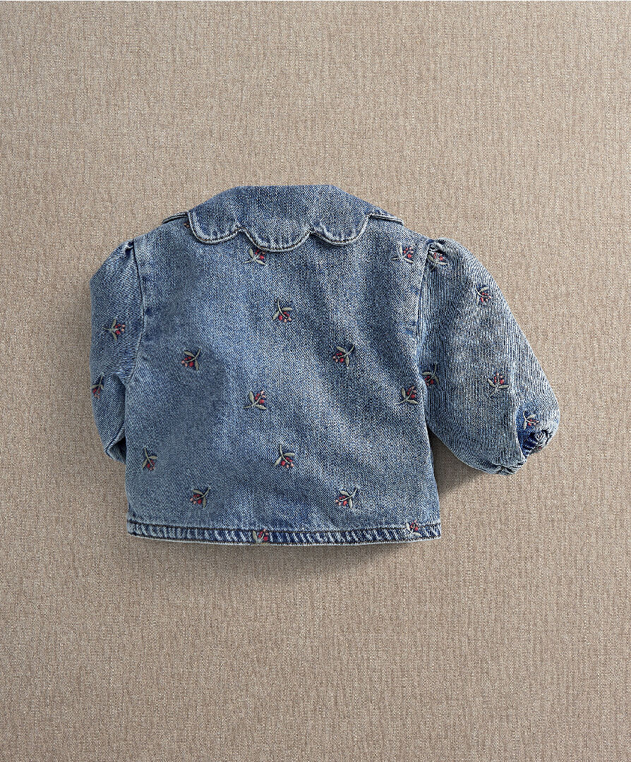 Embroidered Denim Jacket image number 5