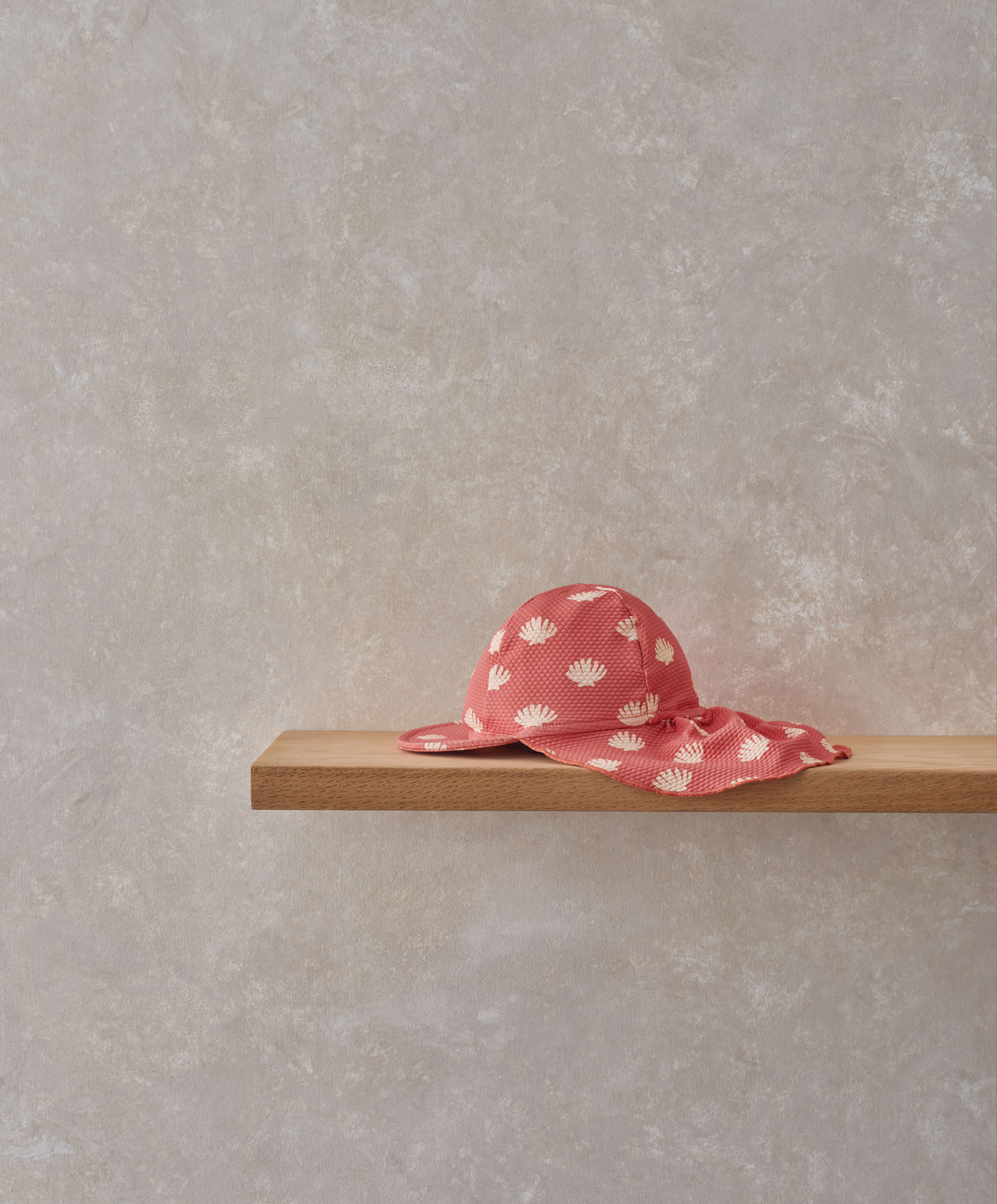 قبعة شمسية بنقشة صدف بالكامل image number 1