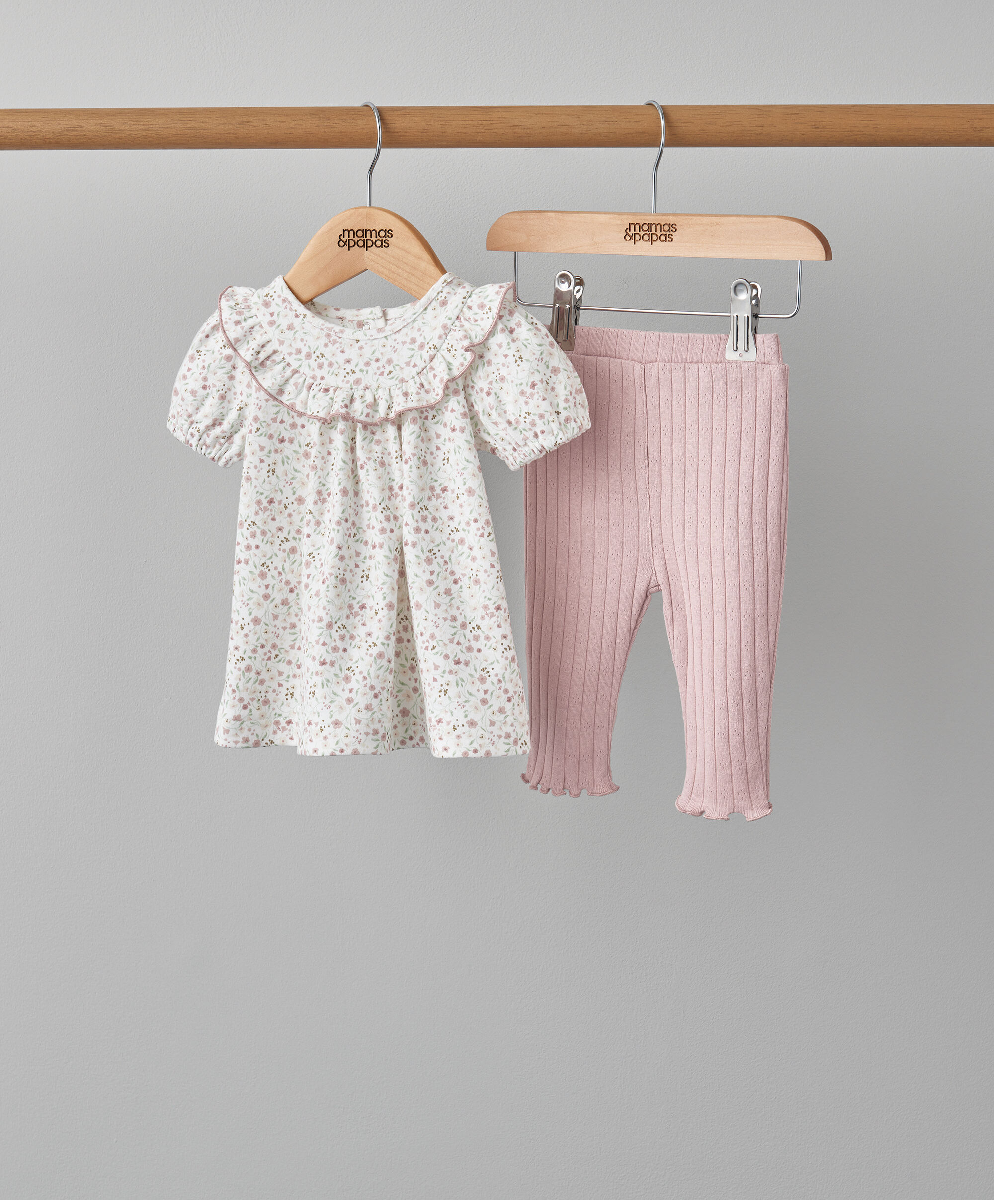 طقم تي شيرت ولغينغز - قطعتان image number 1