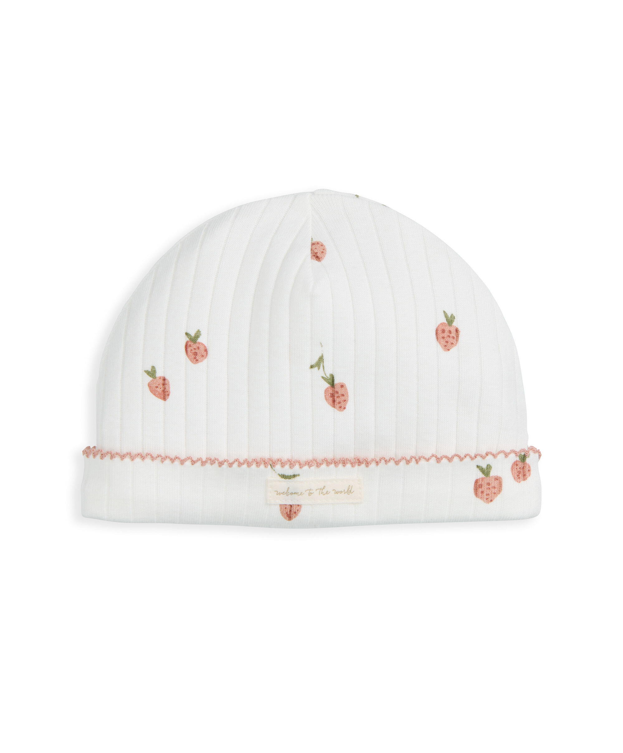 طقم بودي سوت بنقشة فراولة لغينغز، وقبعة image number 5