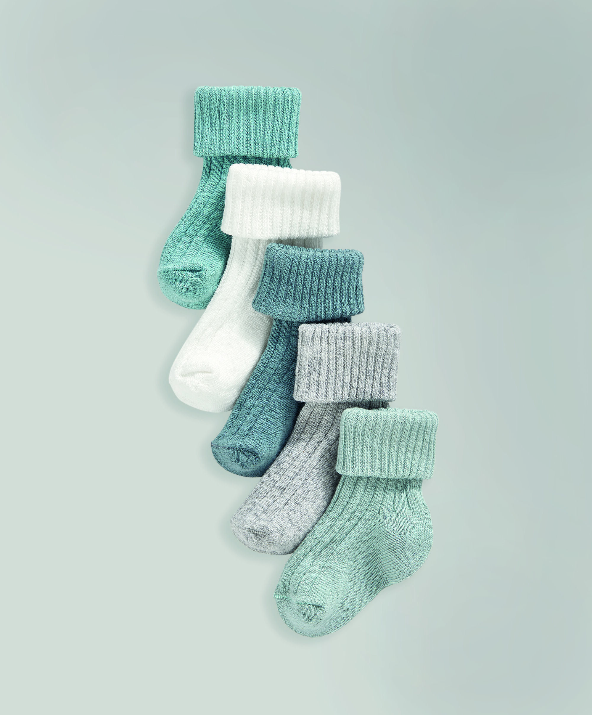 طقم جوارب مضلعة - 5 أزواج image number 1