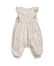 BLUE DITSY FRILL ROMPER image number 2