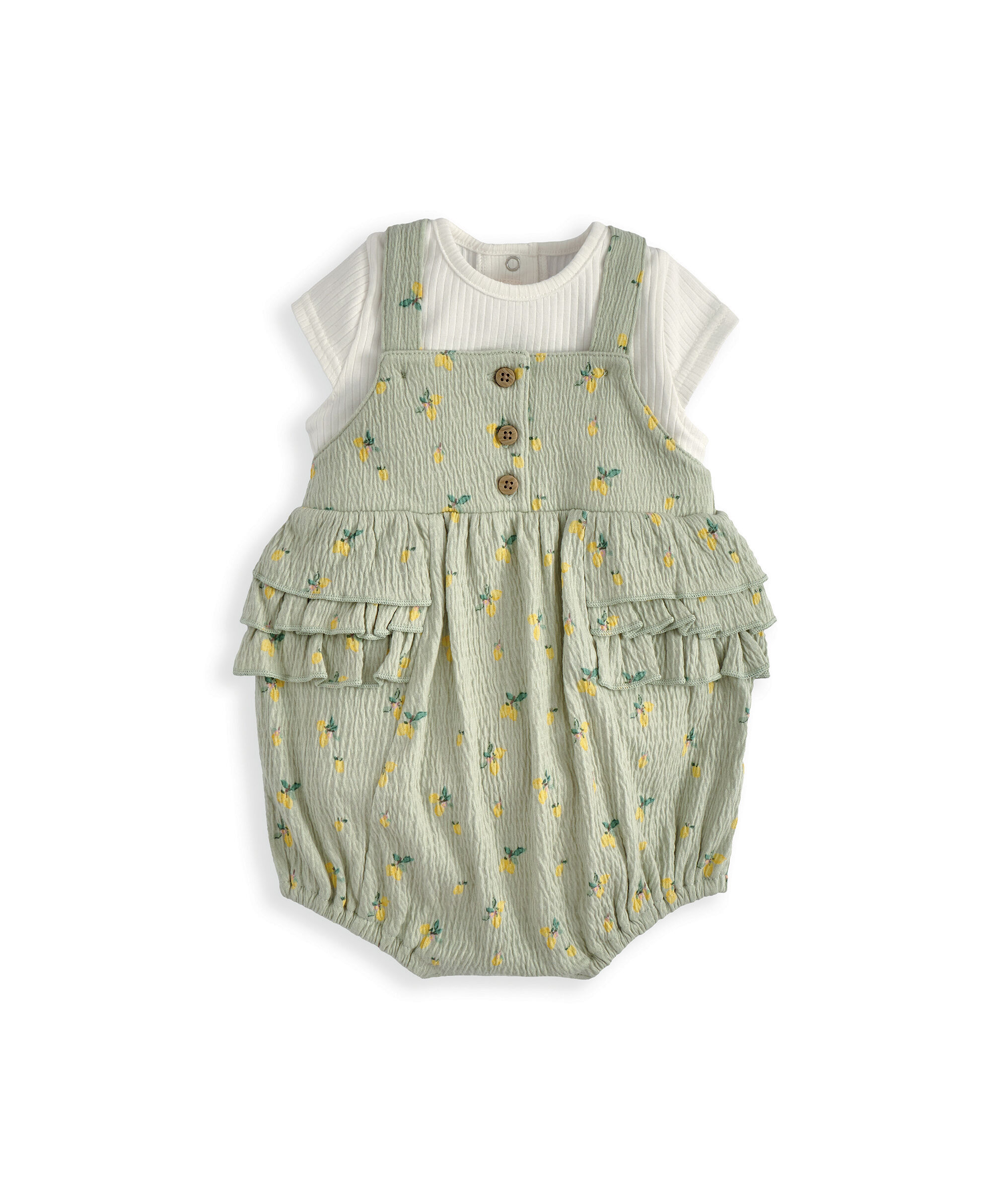 طقم بودي سوت وأفرول بنقشة كركديه، قطعتين image number 2