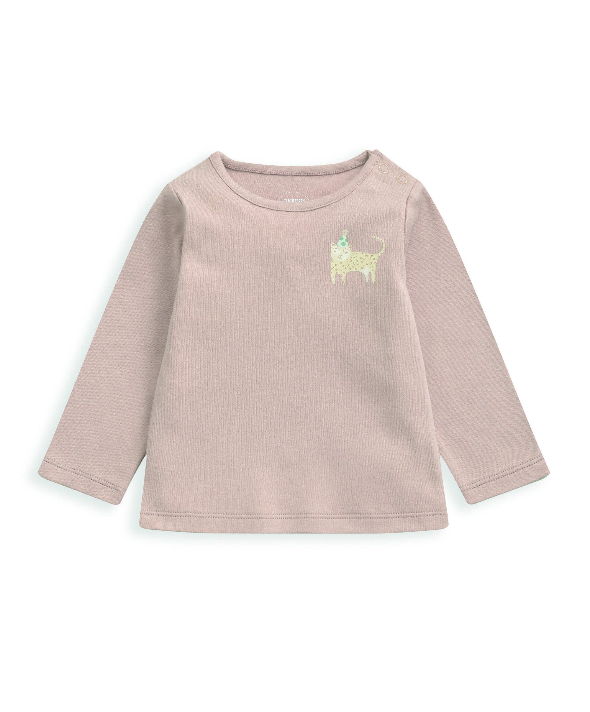 طقم بيجاما جيرسيه بنقشة سفاري وزهور - قطعتان image number 6