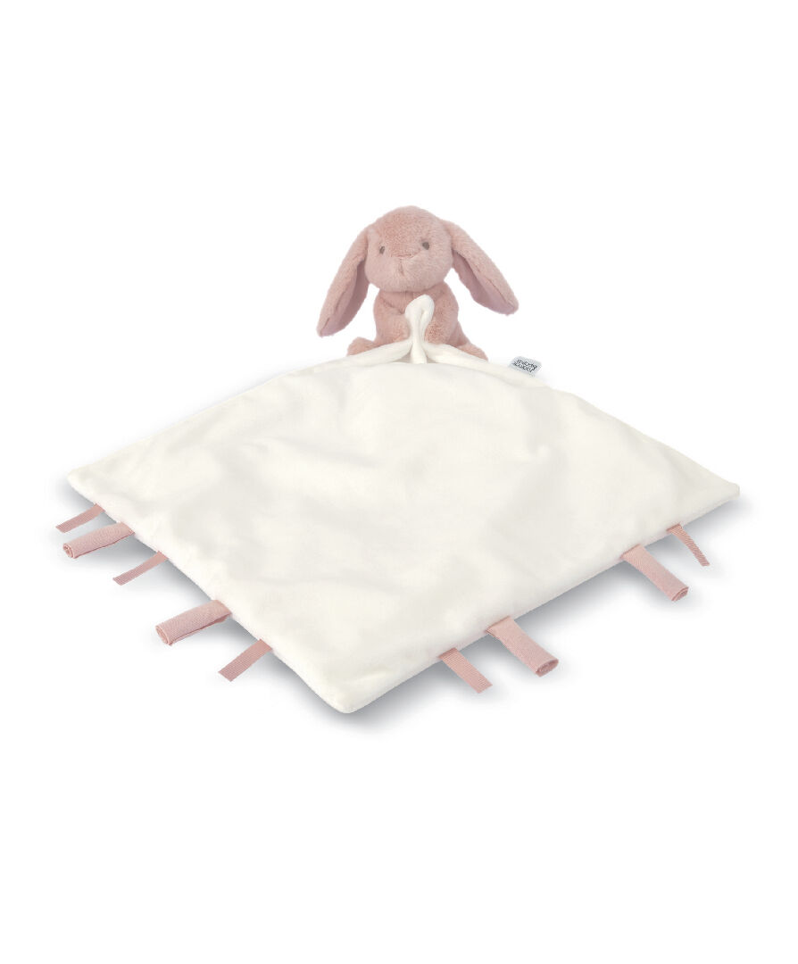 لحاف بدمية أرنب وردي image number 1