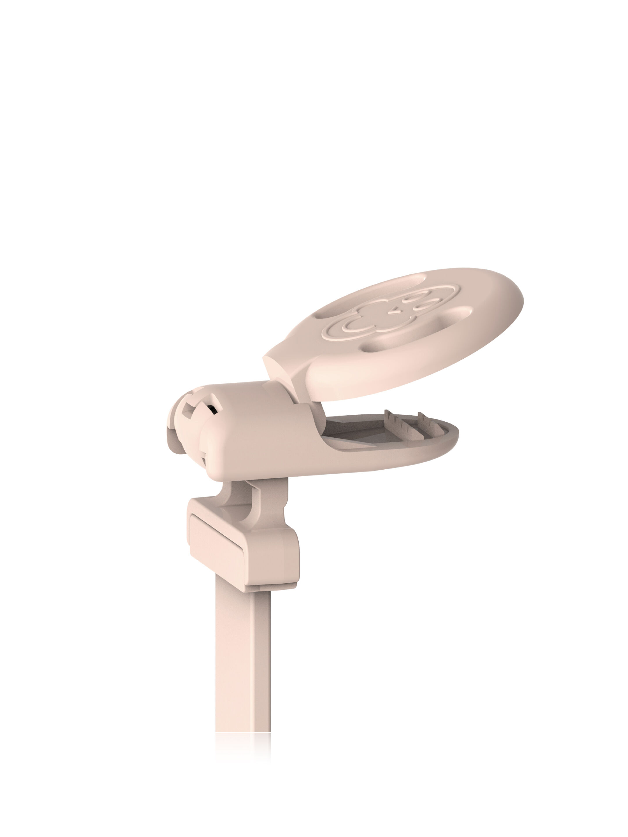 مجموعة مشابك لهاية من ماتشستيك مونكي - قطعتان بلون أخضر فاتح ووردي فاتح image number 4