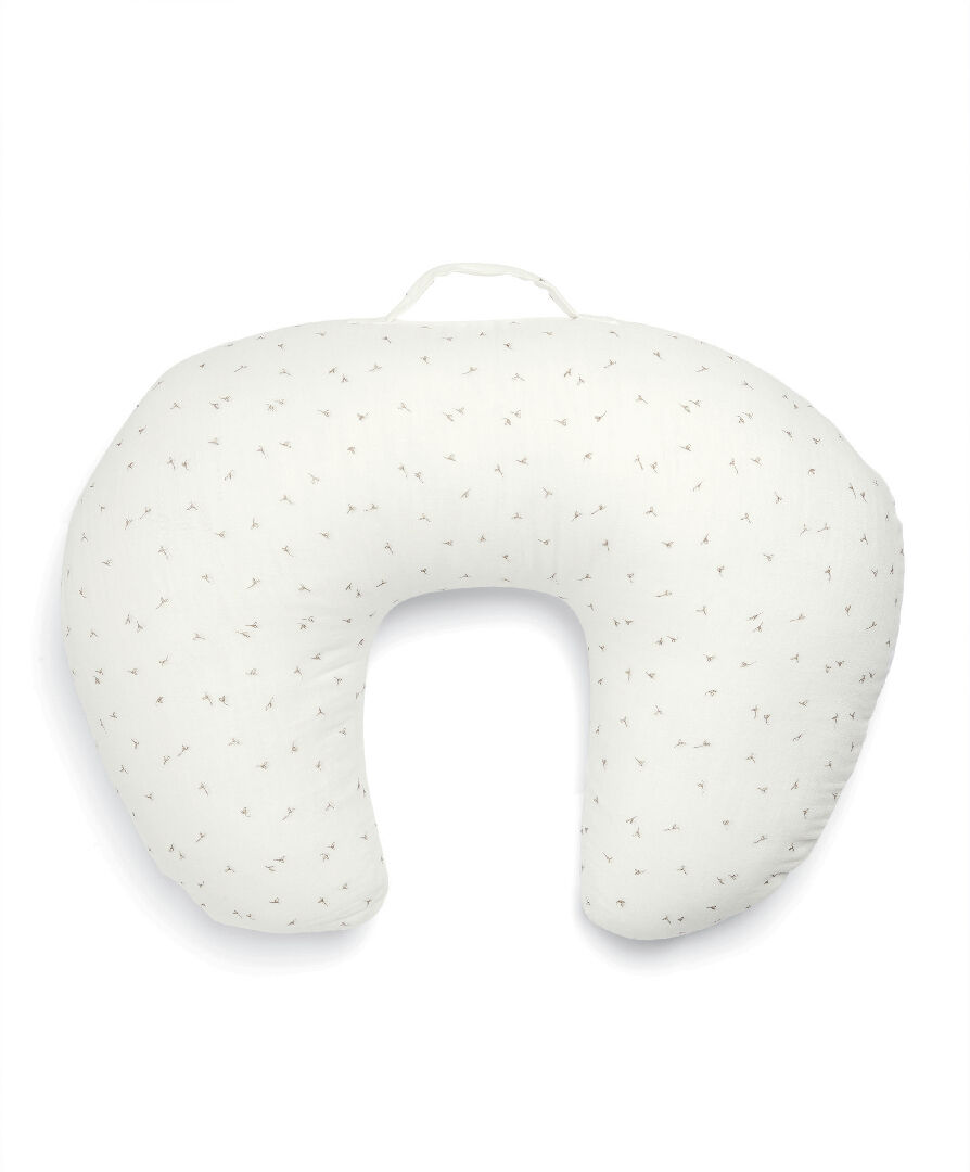 غطاء وسادة رضاعة - لون محايد/نقشة بذور image number 2