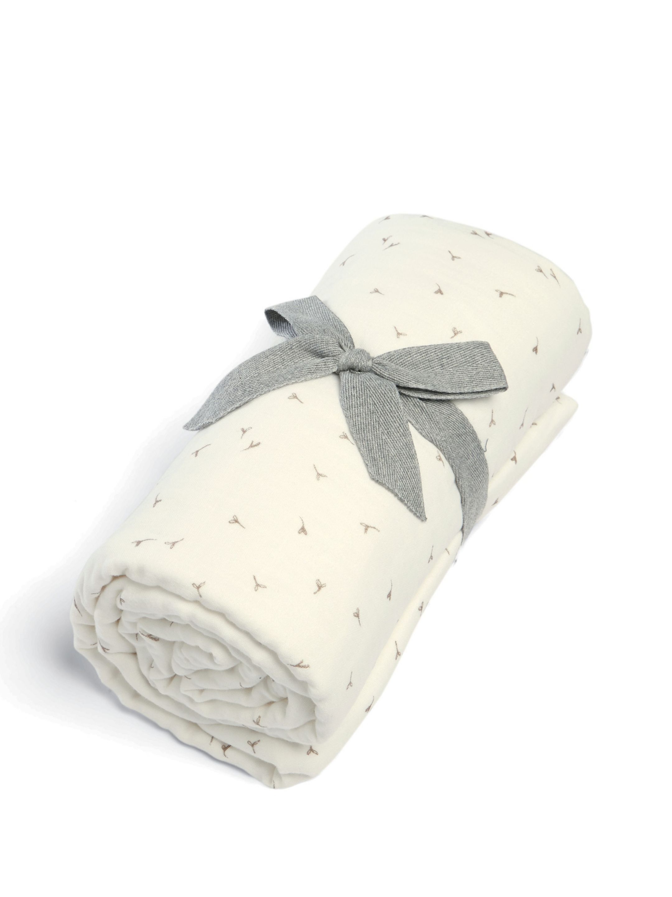 Sleep Gift Set - Elephant Dreampod with Seed Muslin Blanket & Archie Elephant Soft Toy image number 3