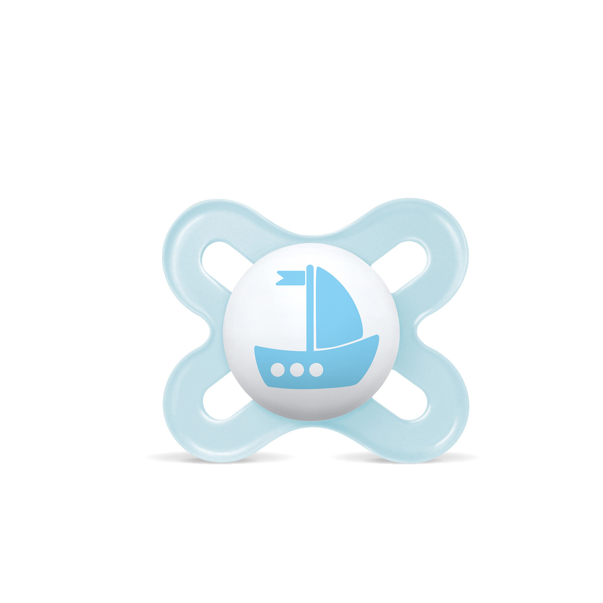 عبوة زجاجة رضاعة مرنة سيليكون مام بيبي إيزي ستارت مضادة للمغص - من سن الولادة فما فوق | سي لايف بلو - 3 قطع image number 4