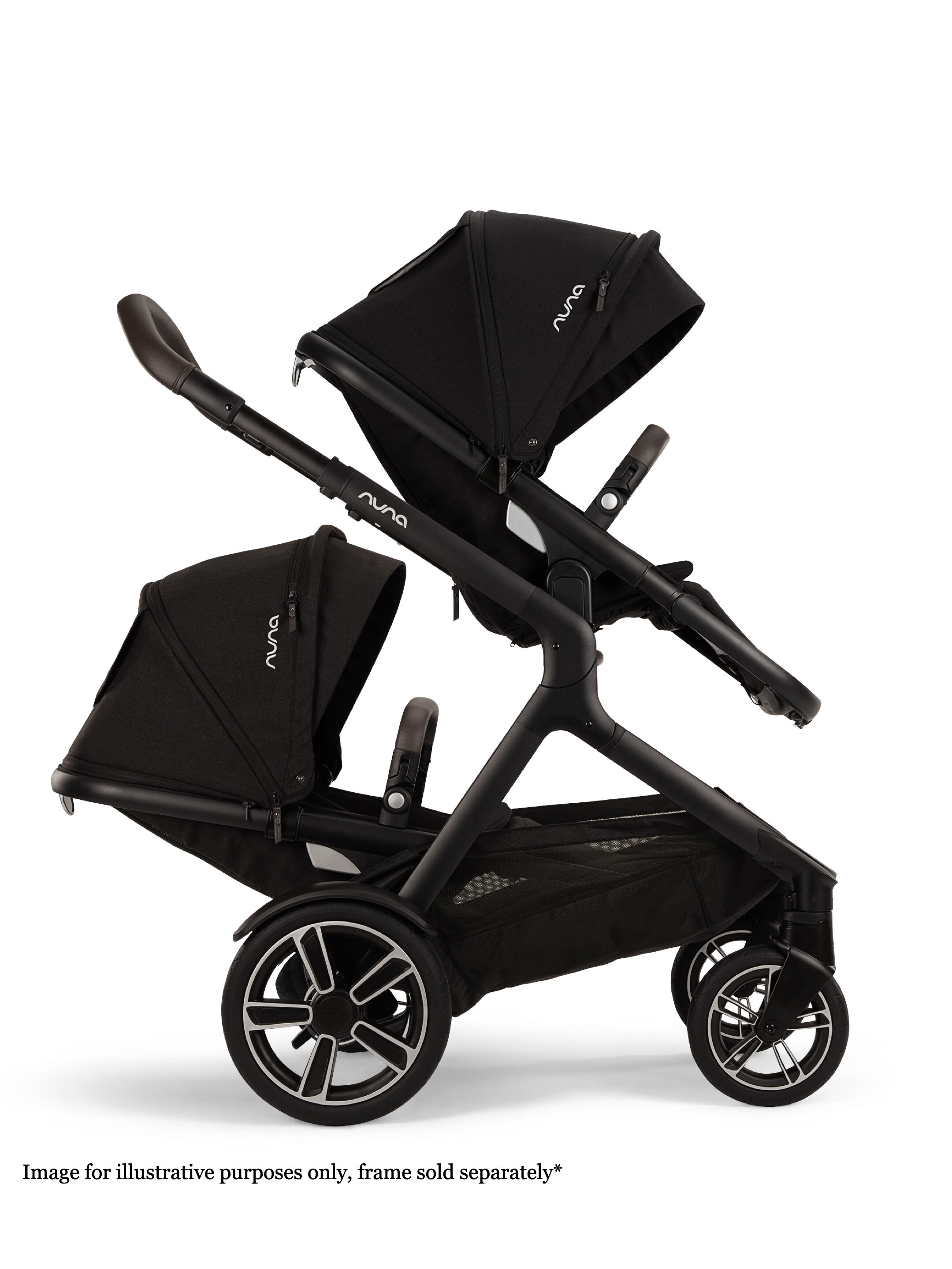 مقعد الأشقاء نونا ديمي نيكست قابل للتعديل - أسود image number 2