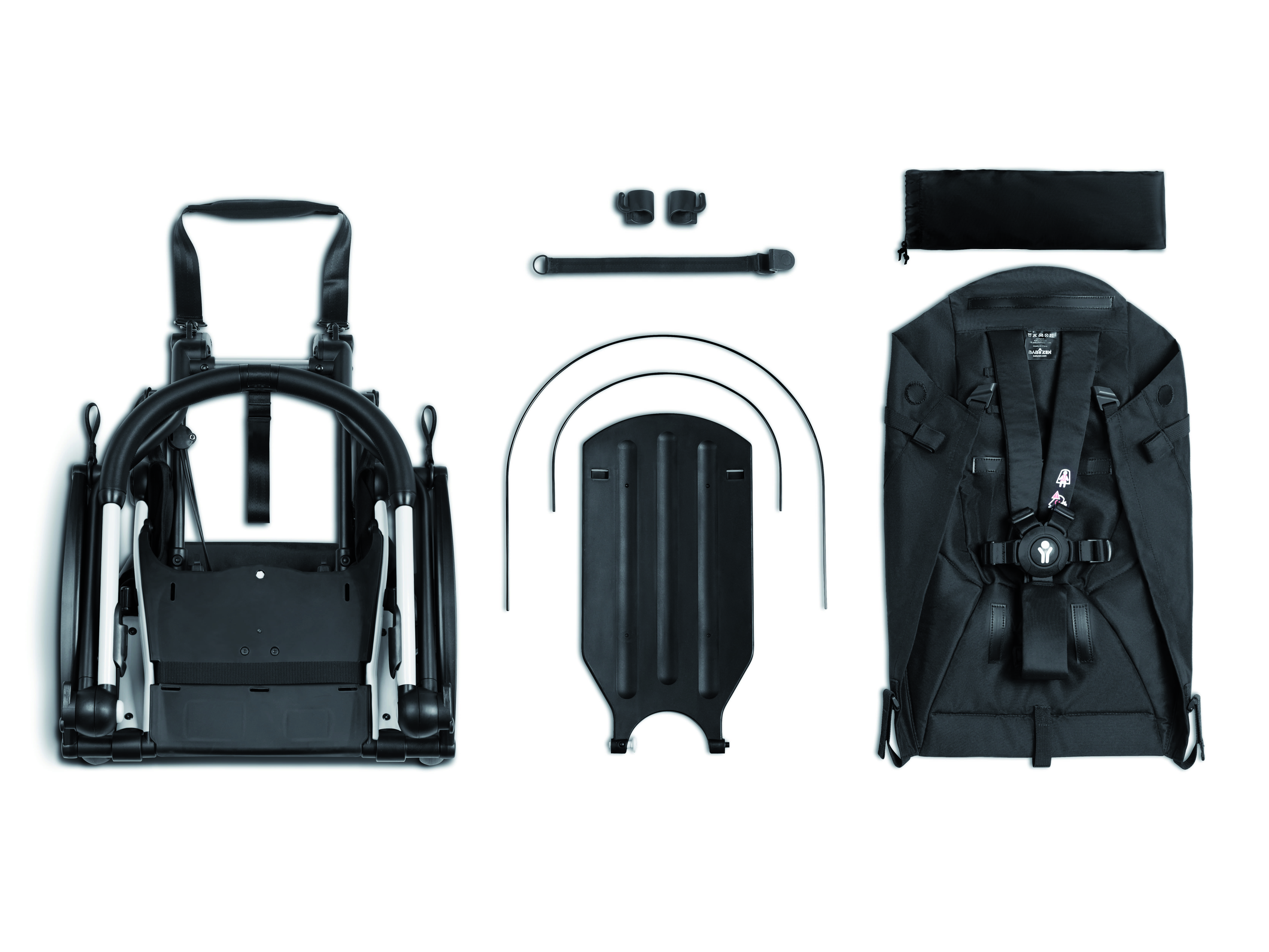 هيكل عربة أطفال يويو كونكت أبيض image number 3