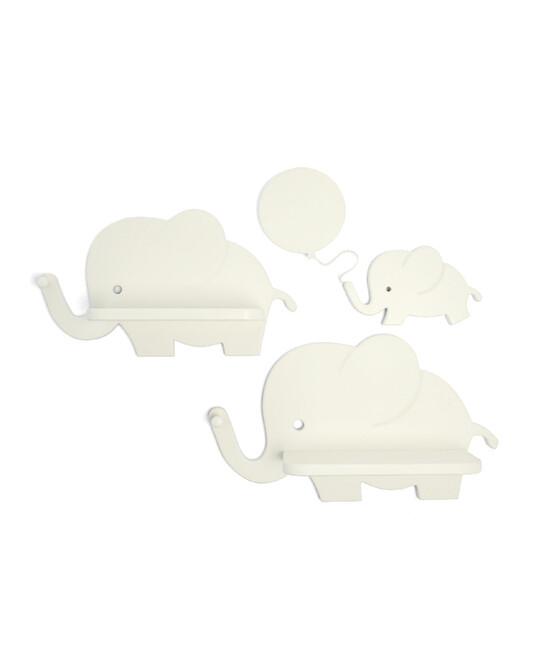 مجموعة أرفف بتصميم فيل وإضاءة ليلية image number 3