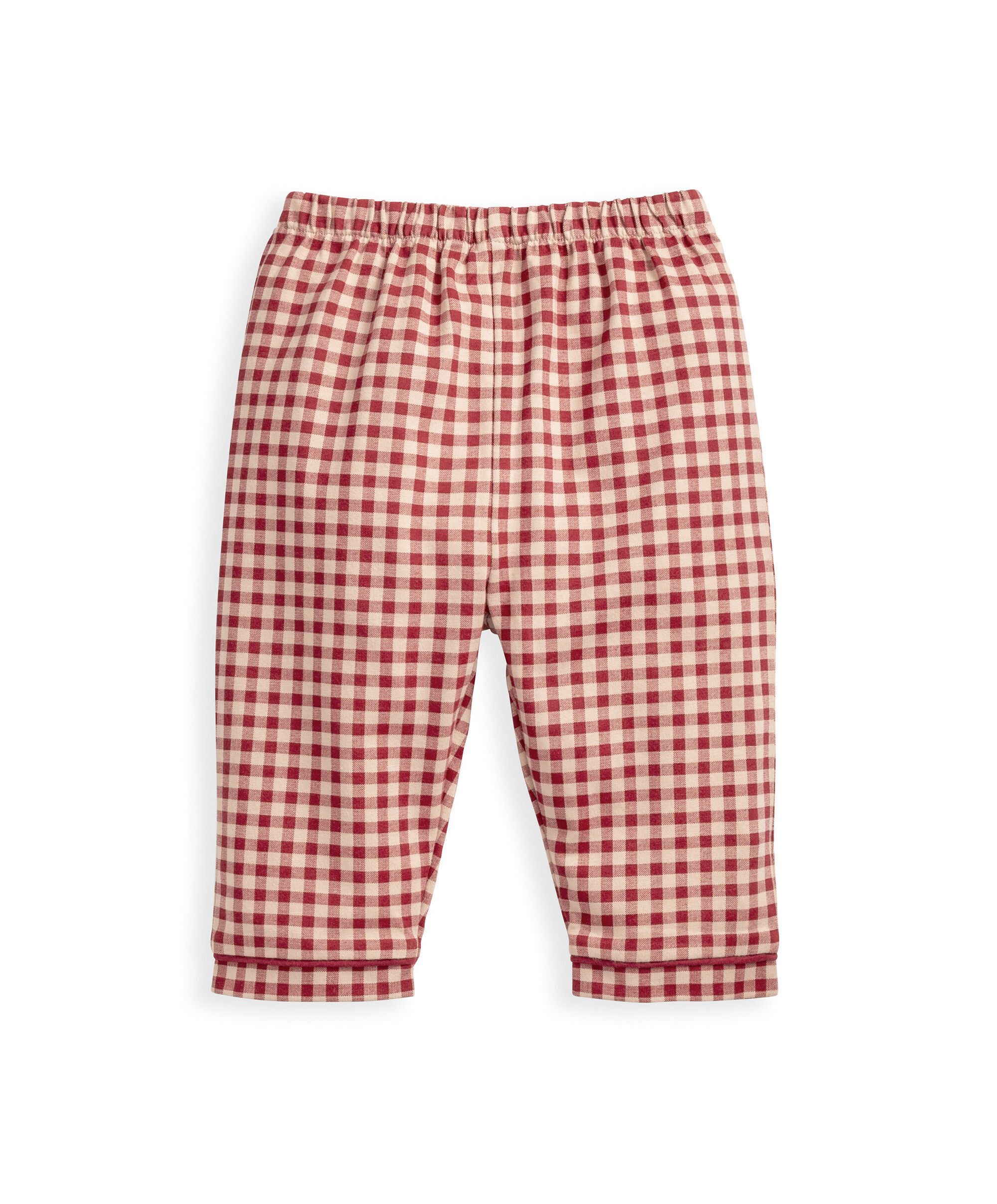 بيجاما بنقشة مربعات جيرسيه image number 5