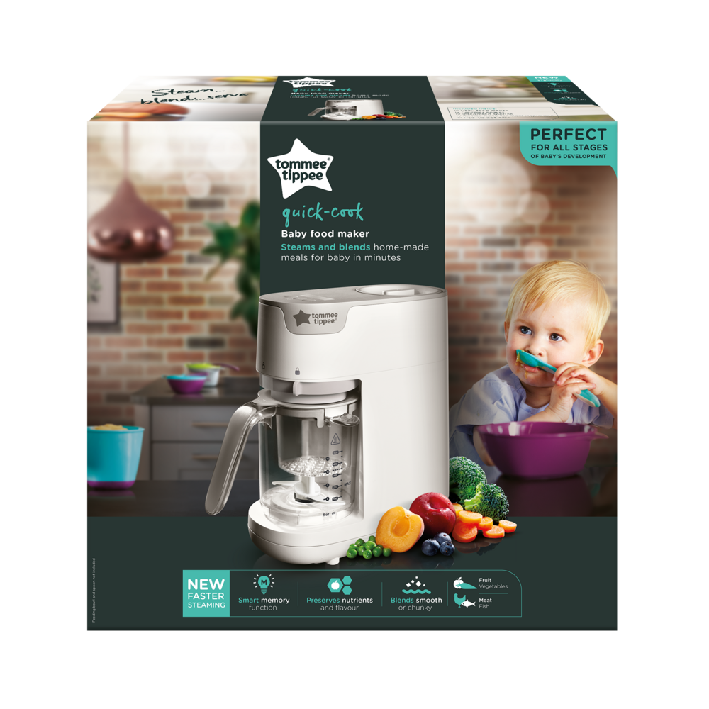 خلاط طعام الأطفال بالبخار - من Tommee Tippee image number 4