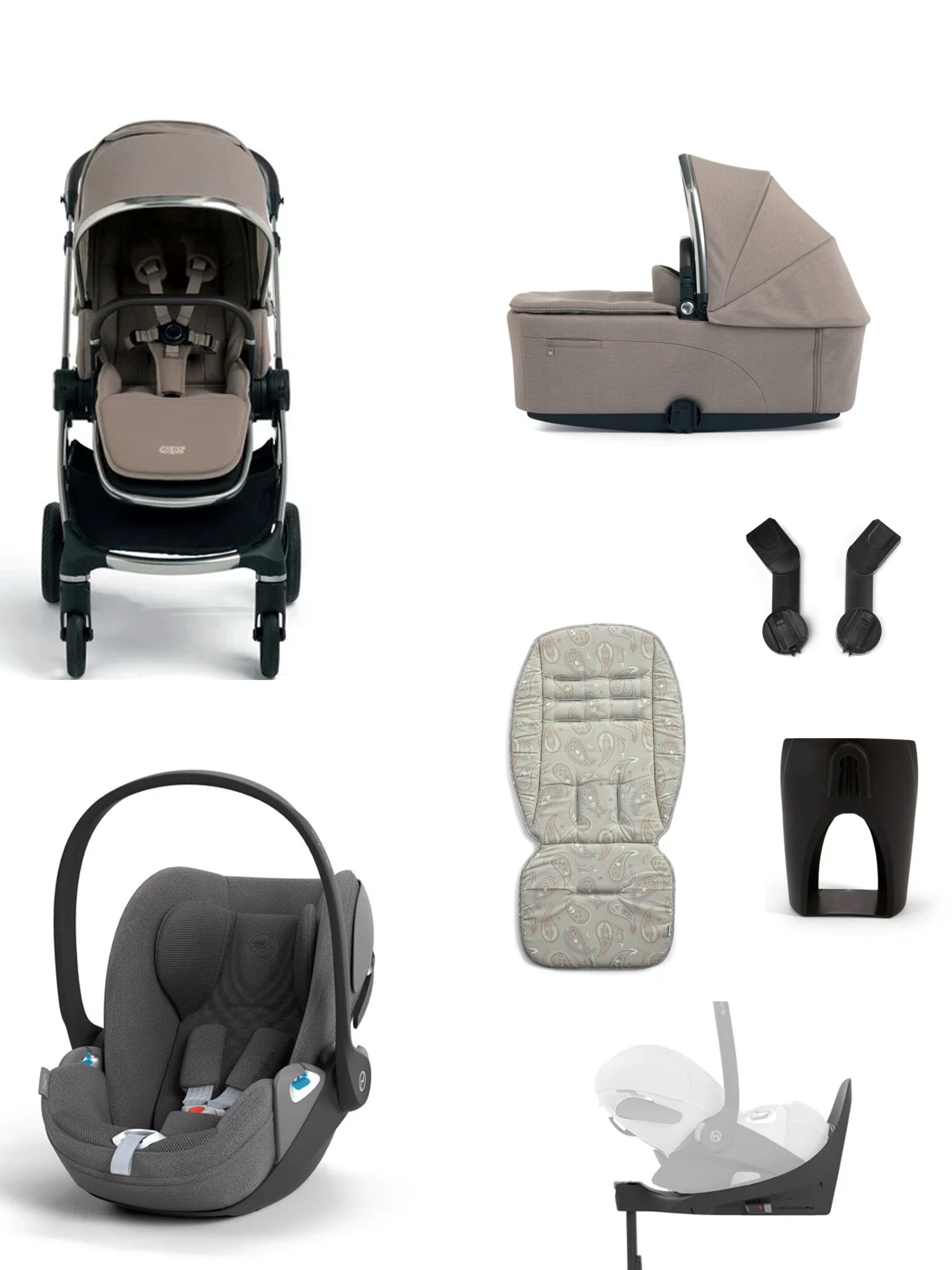 مجموعة عربة أطفال فاردو هيريتيج ومقعد سيارة سايبكس، 7 قطع image number 1
