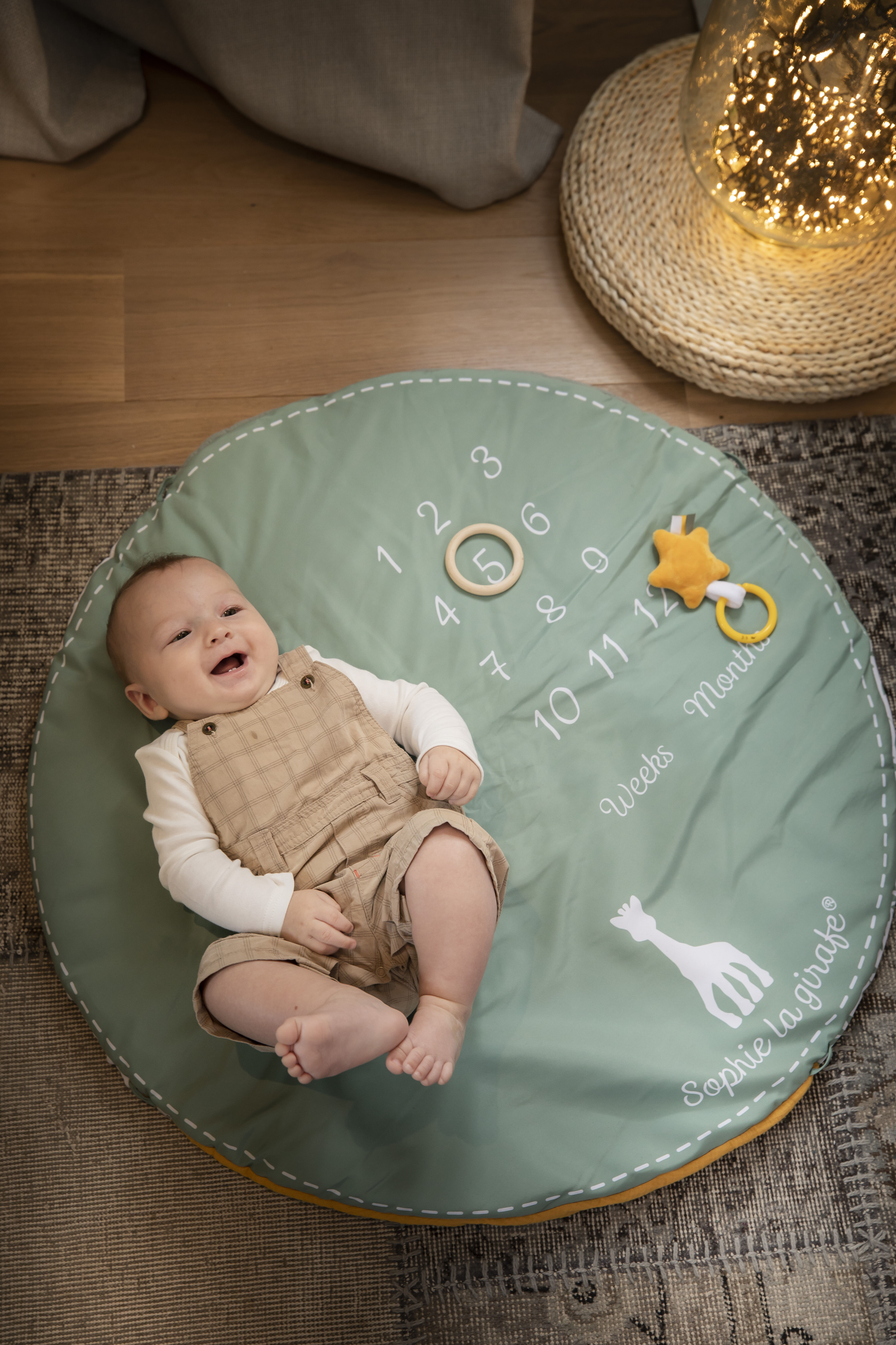 مفرش لعب إل ايتيه اون فوا بوجهين من صوفي لا جيراف image number 11