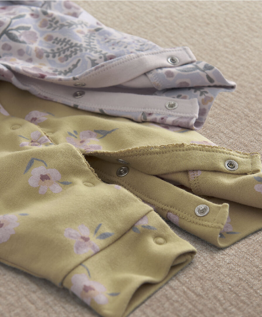 3pk Creative Floral Sleepsuits image number 4