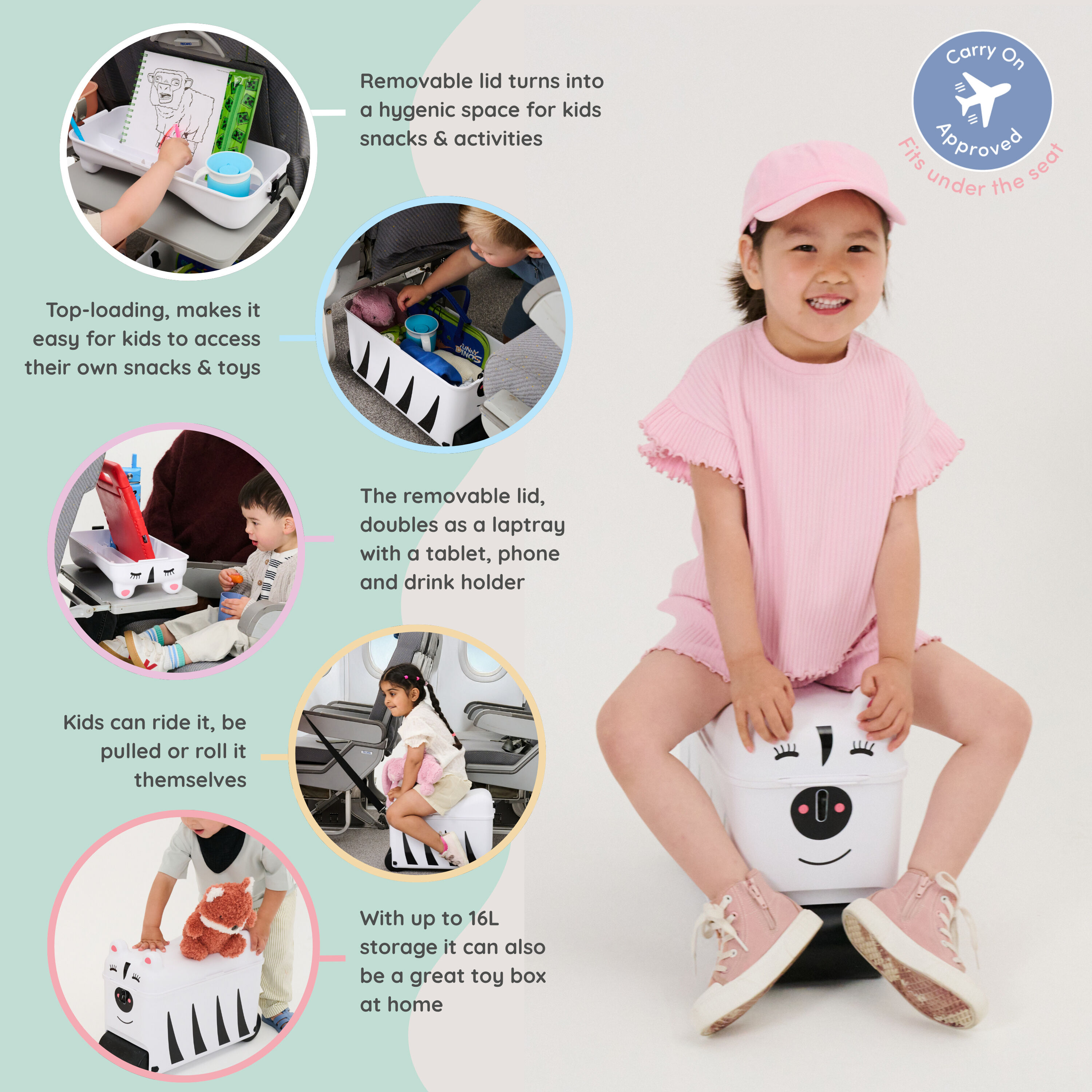 حقيبة ليتل رولّا زيبرا image number 2