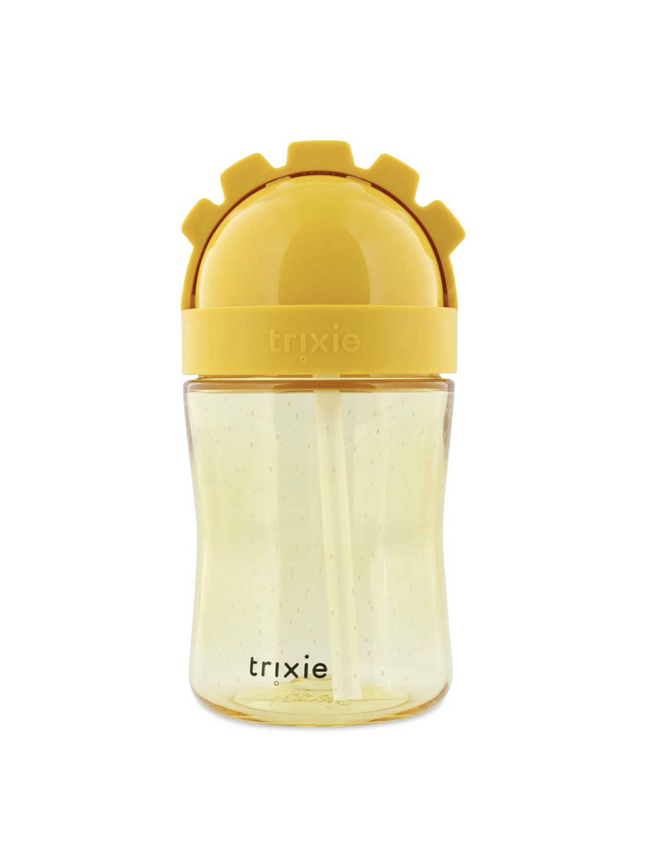Trixie Tritan&trade; Spill Proof Straw Bottle - 300ml - Mr. Lion image number 3