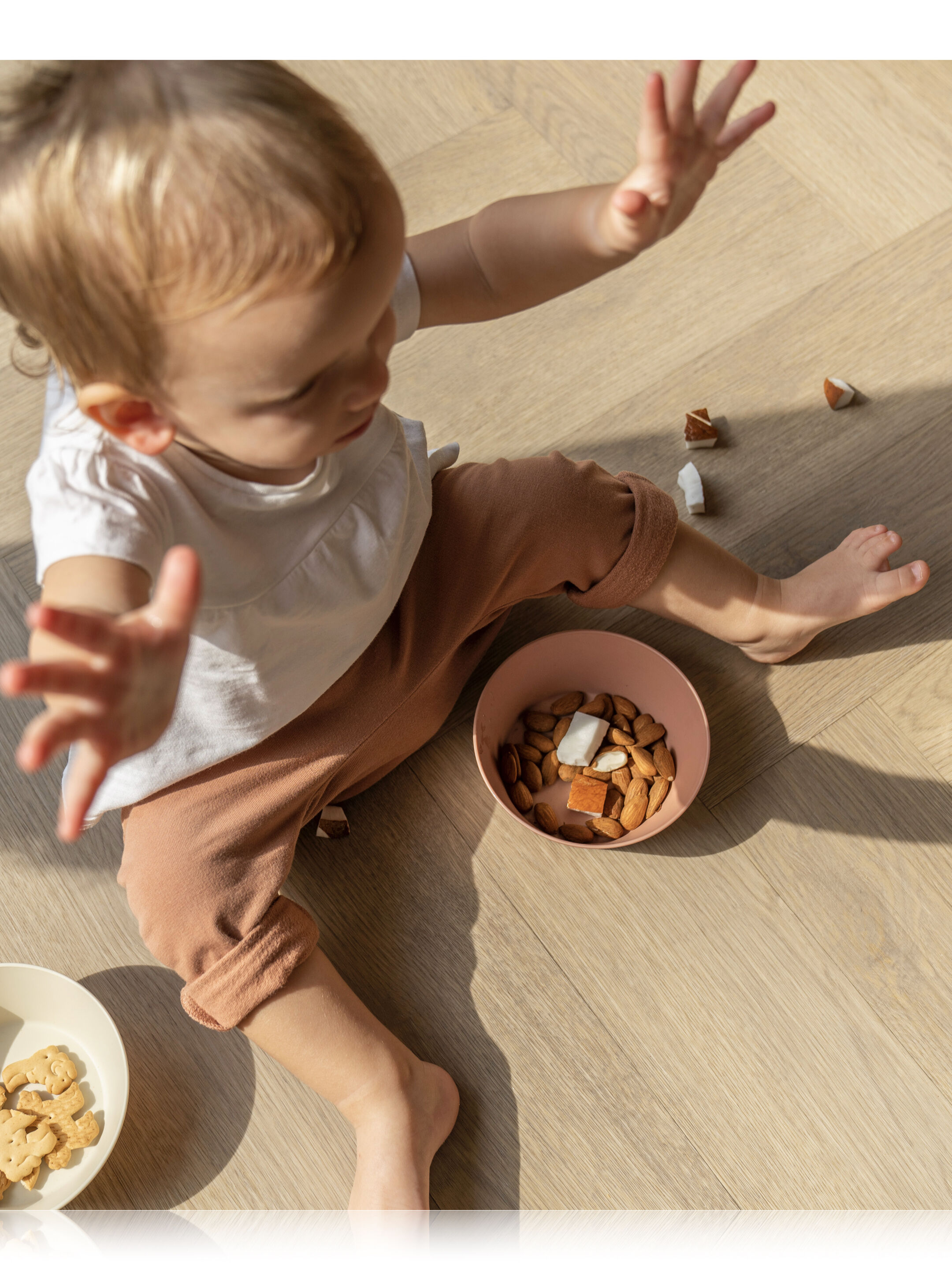 طقم أوعية من مواد حيوية من سيترون - 4 قطع بلون وردي/كريمي image number 4