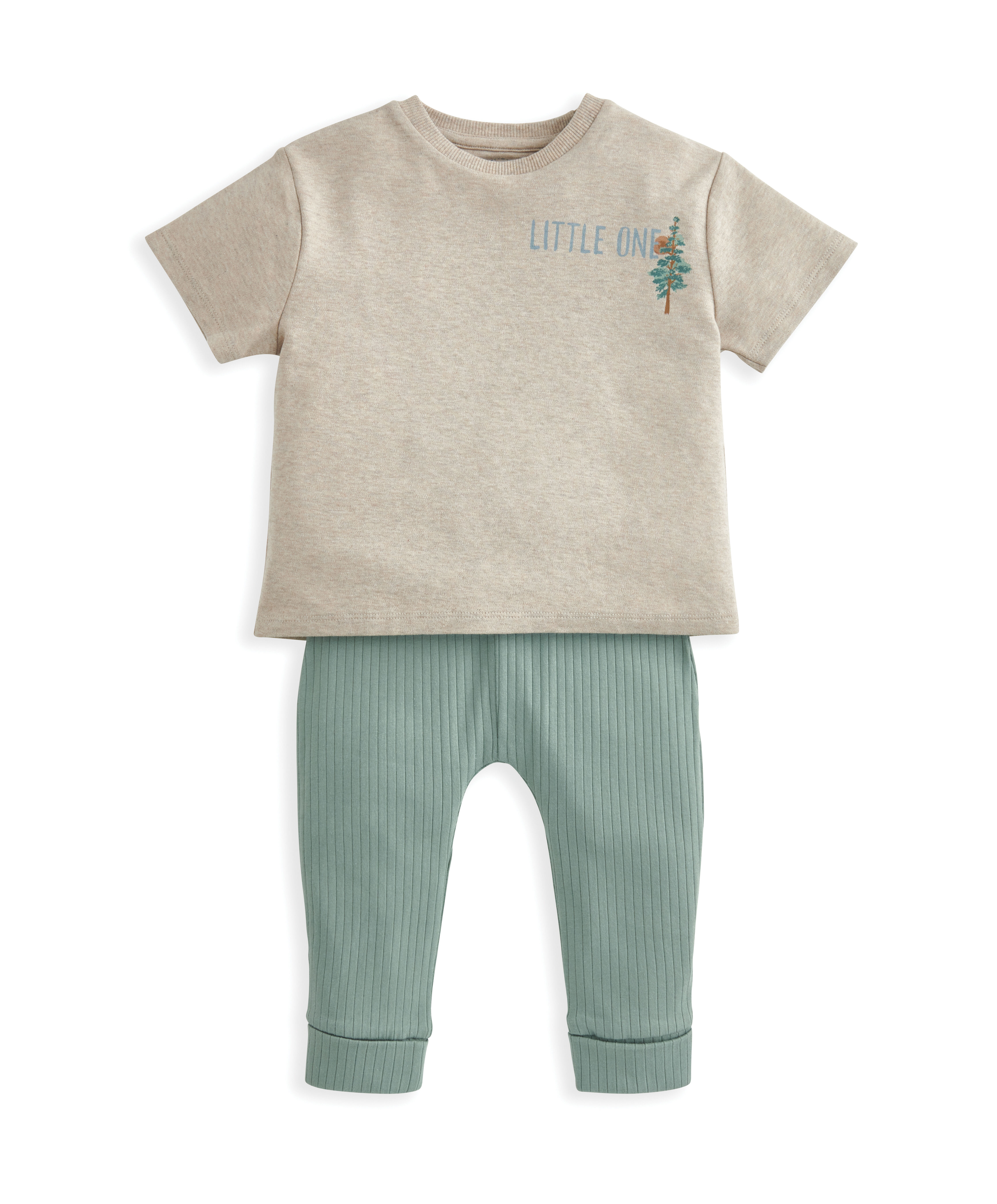 طقم تي شيرت ولغينغز - قطعتان image number 2