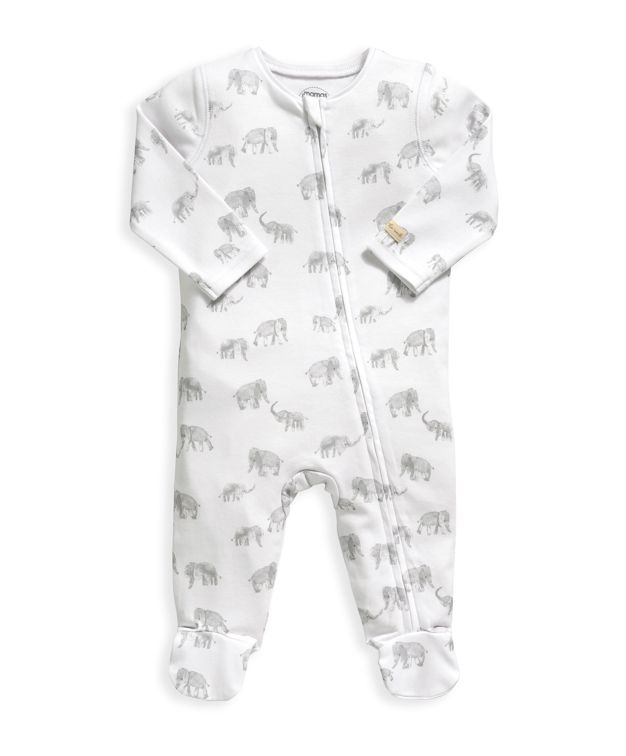 لباس الكل في واحد بنقشة فيل وسحّاب image number 1