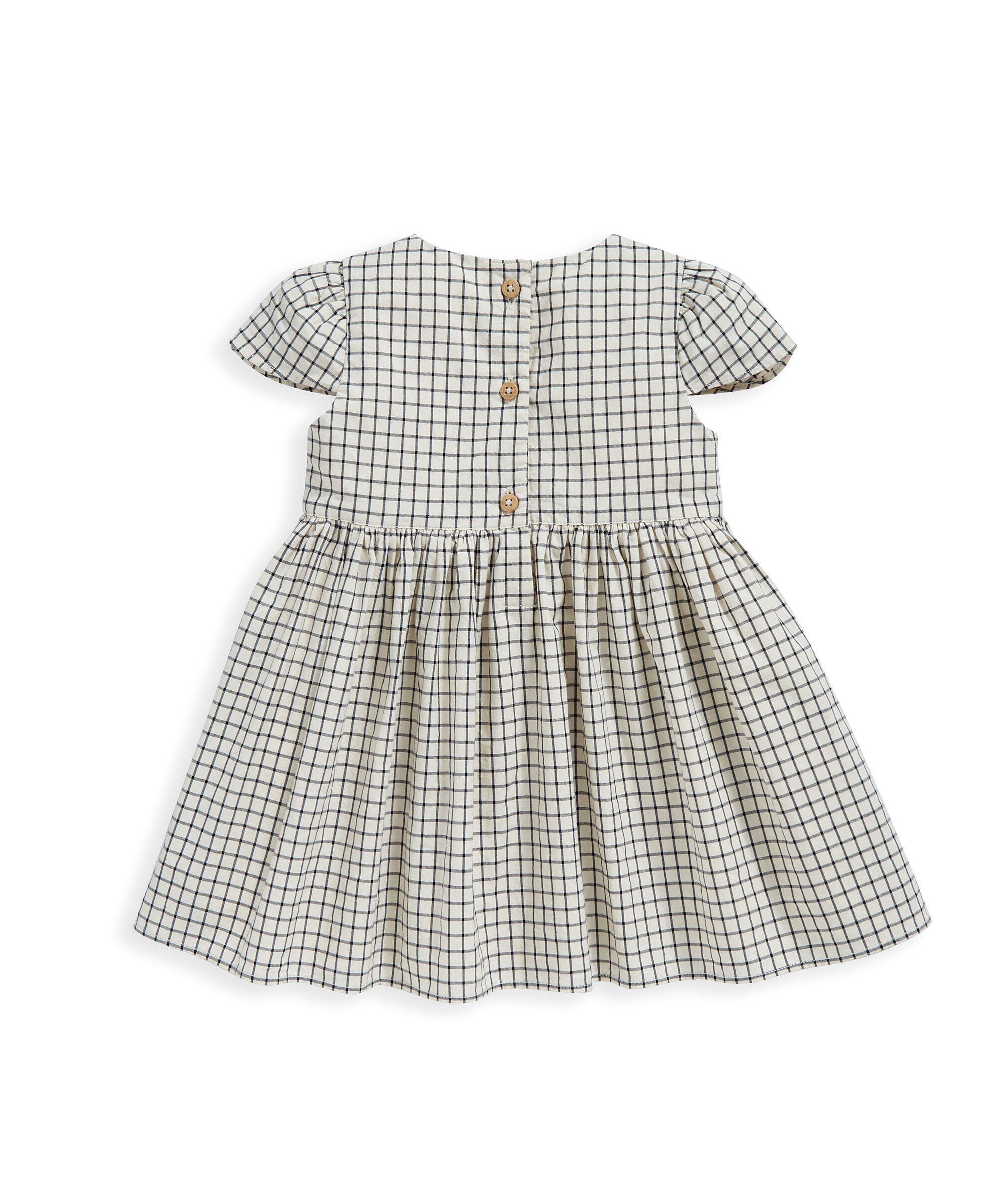 فستان بنقشة مربعات image number 3