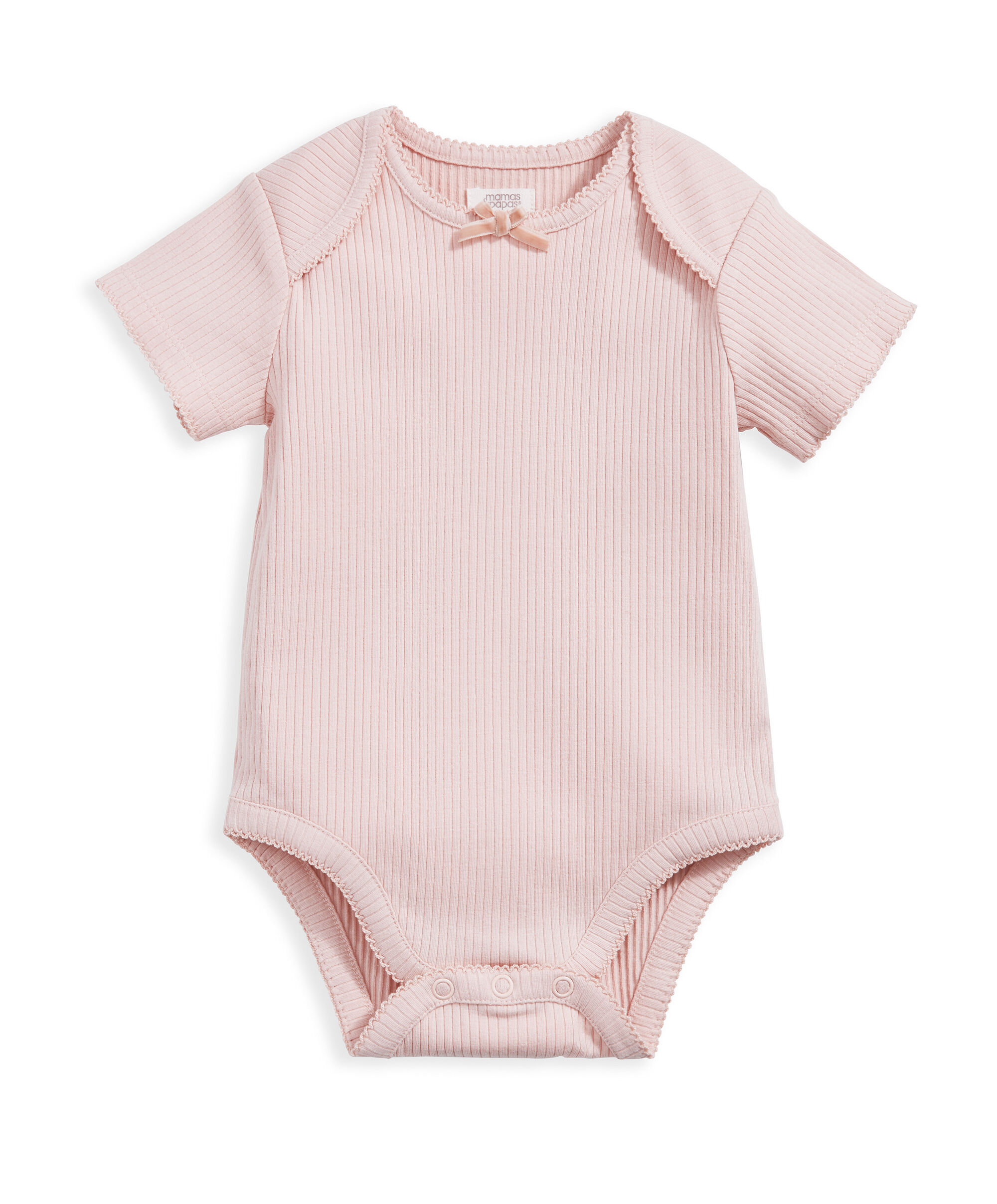 طقم ملابس لحديثي الولادة بنقشة زهور - 5 قطع image number 5