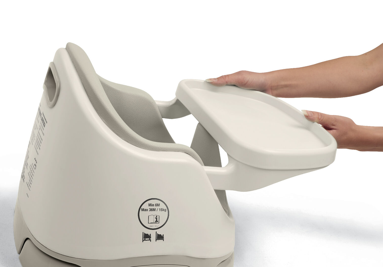 مقعد باغ داعم وأرضي 3 في 1 بصينية ألعاب - كلاي image number 5