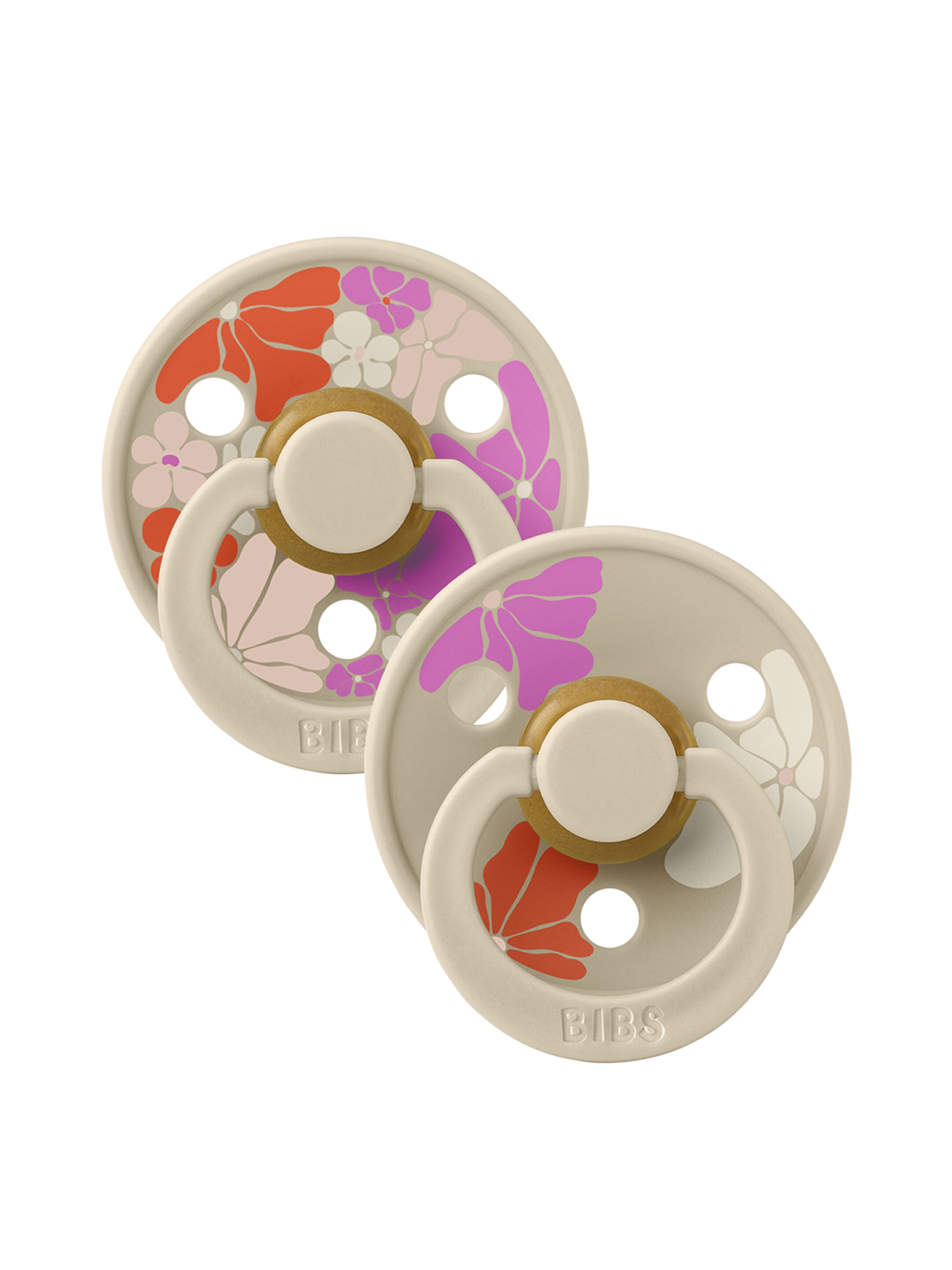 مجموعة لهايات بيبس كولور مورنينج بلوم لاتكس مقاس 2 للأطفال من 6 شهور فأكثر بلون فانيليا متنوع - قطعتان image number 1