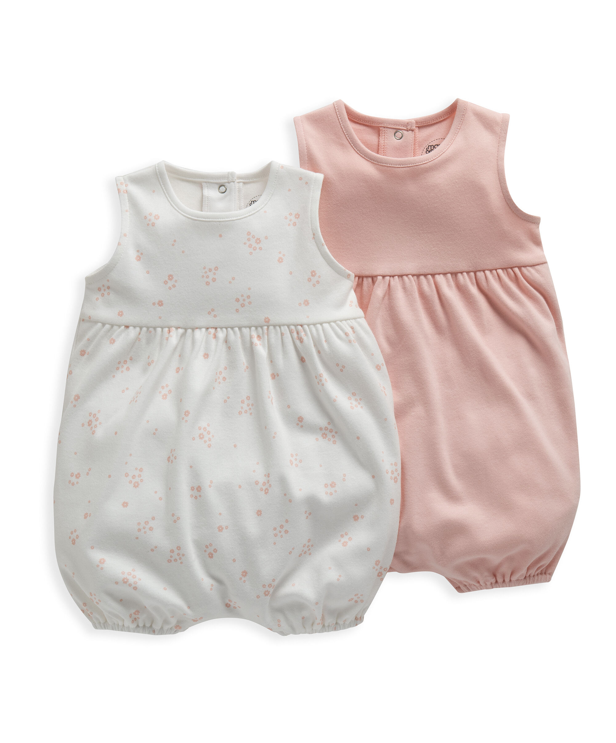 طقم رومبر بنقشة زهور - قطعتان image number 1