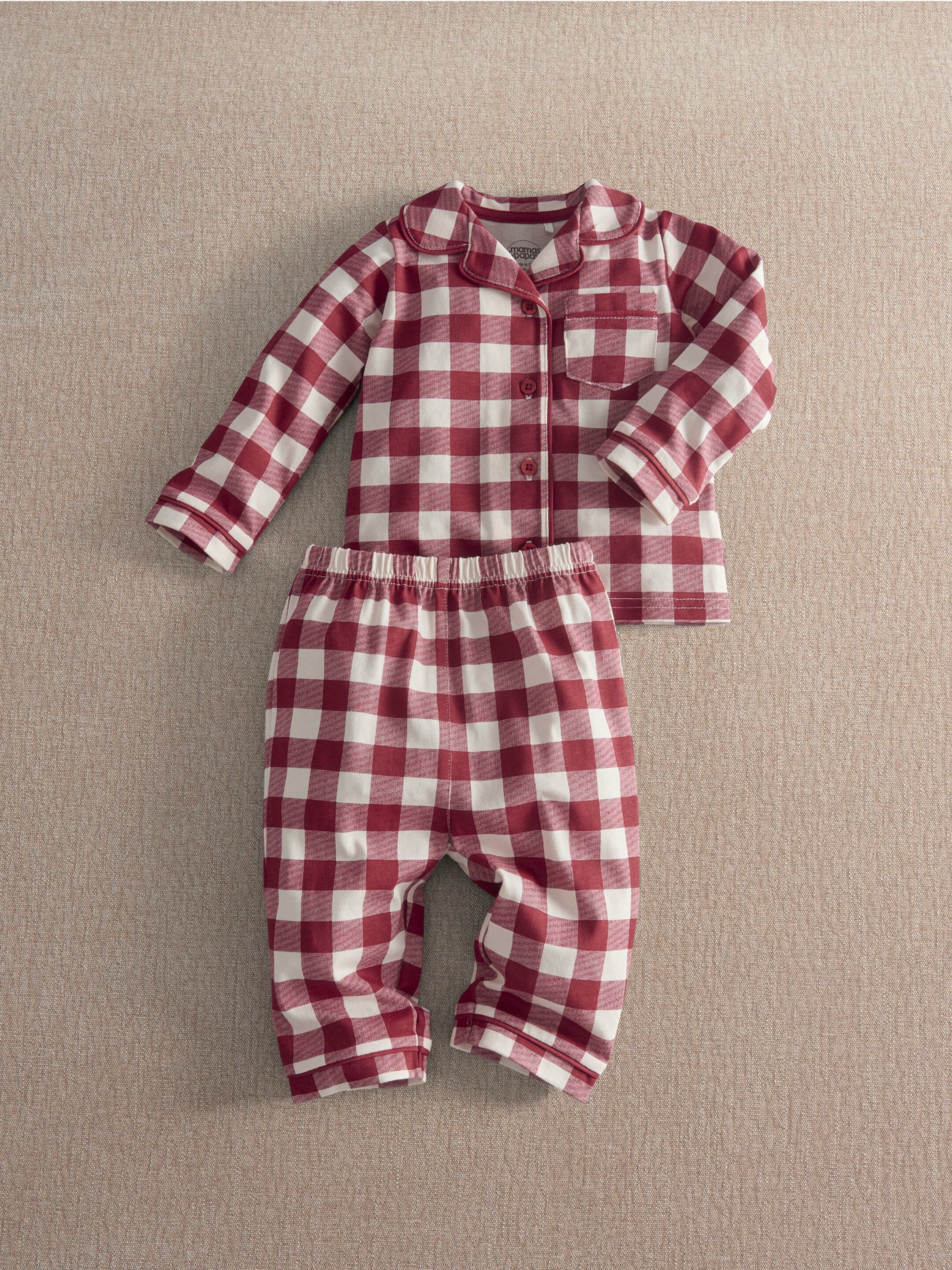 Large Gingham Check Pyjamas