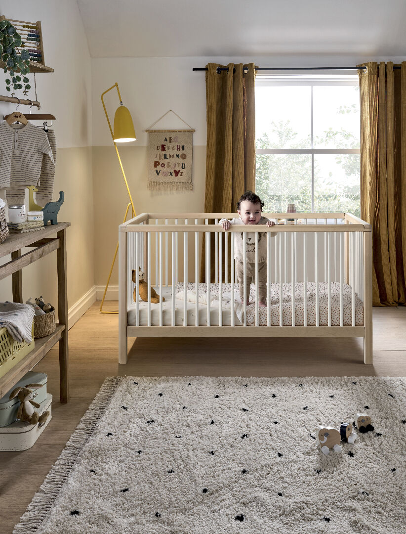 مهد سولو صغير - أبيض طبيعي image number 2