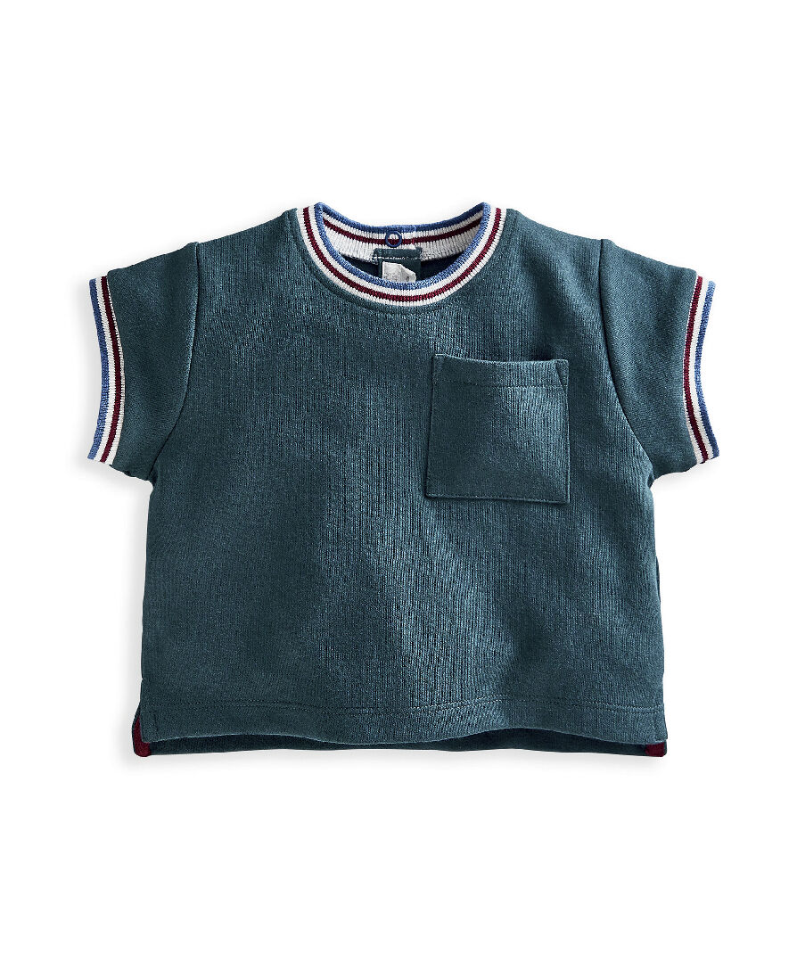 Rib Collar T-Shirt image number 2
