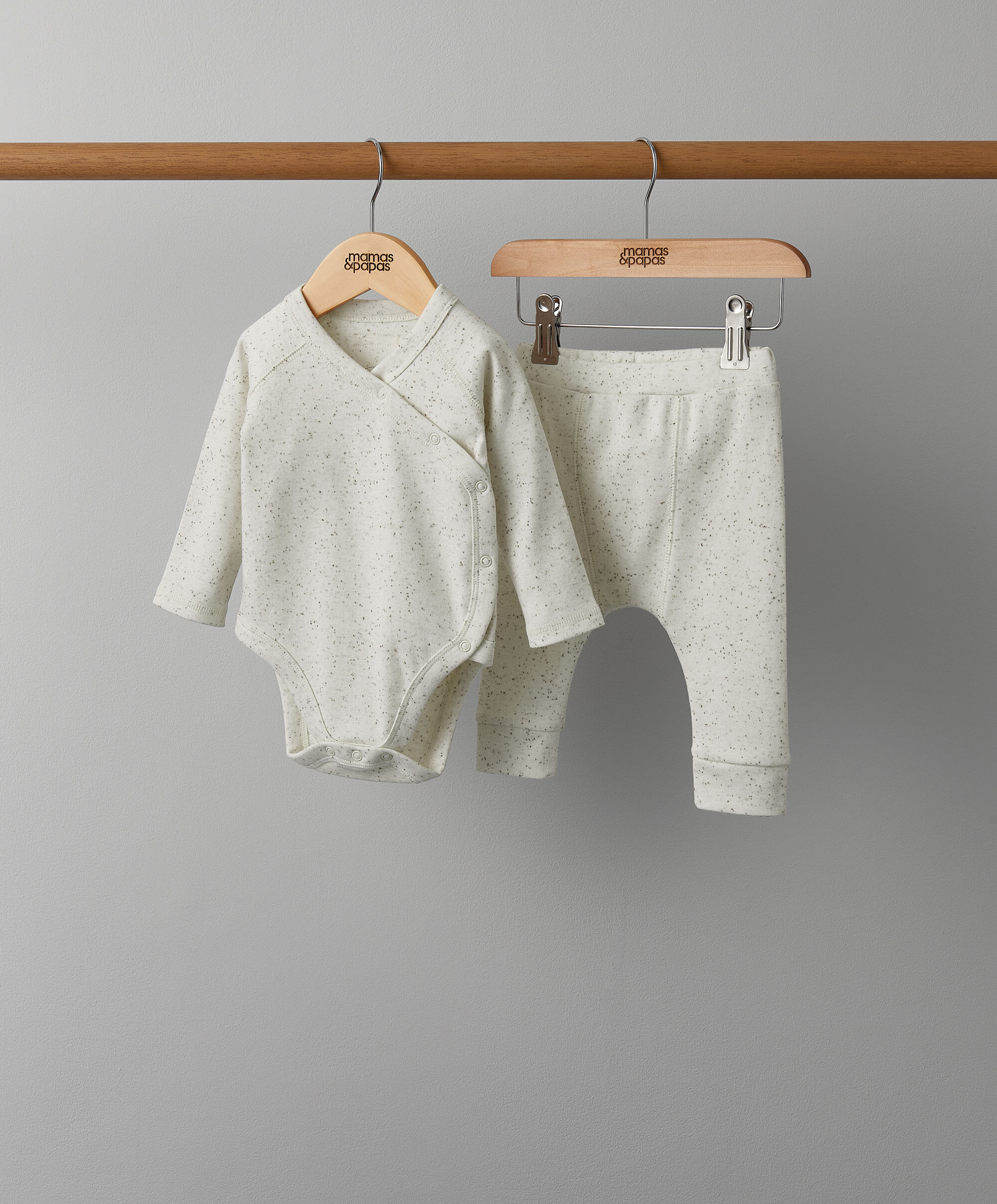 طقم جيرسيه بنقشة نقاط - قطعتان image number 1