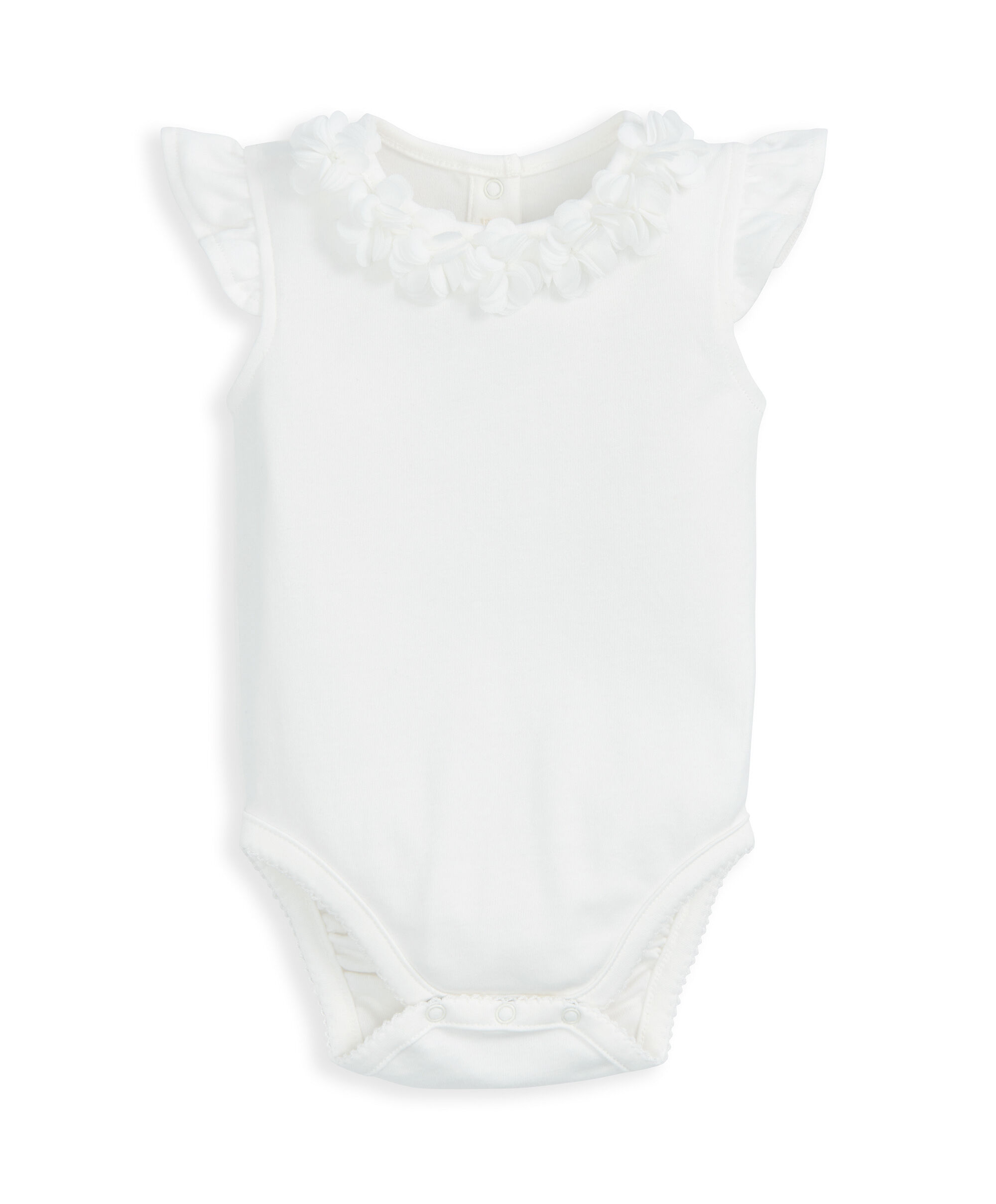 طقم بودي سوت وتنورة توتو بزهور، قطعتين image number 3