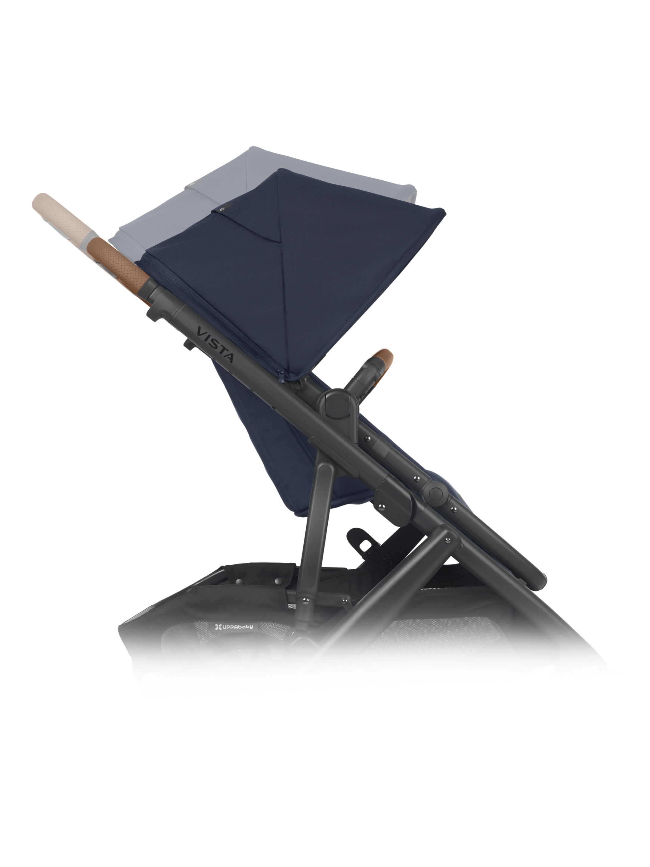 عربة أطفال فيستا في 2 من اوبا بيبي - نوا (كحلي/أسود/جلد) image number 3