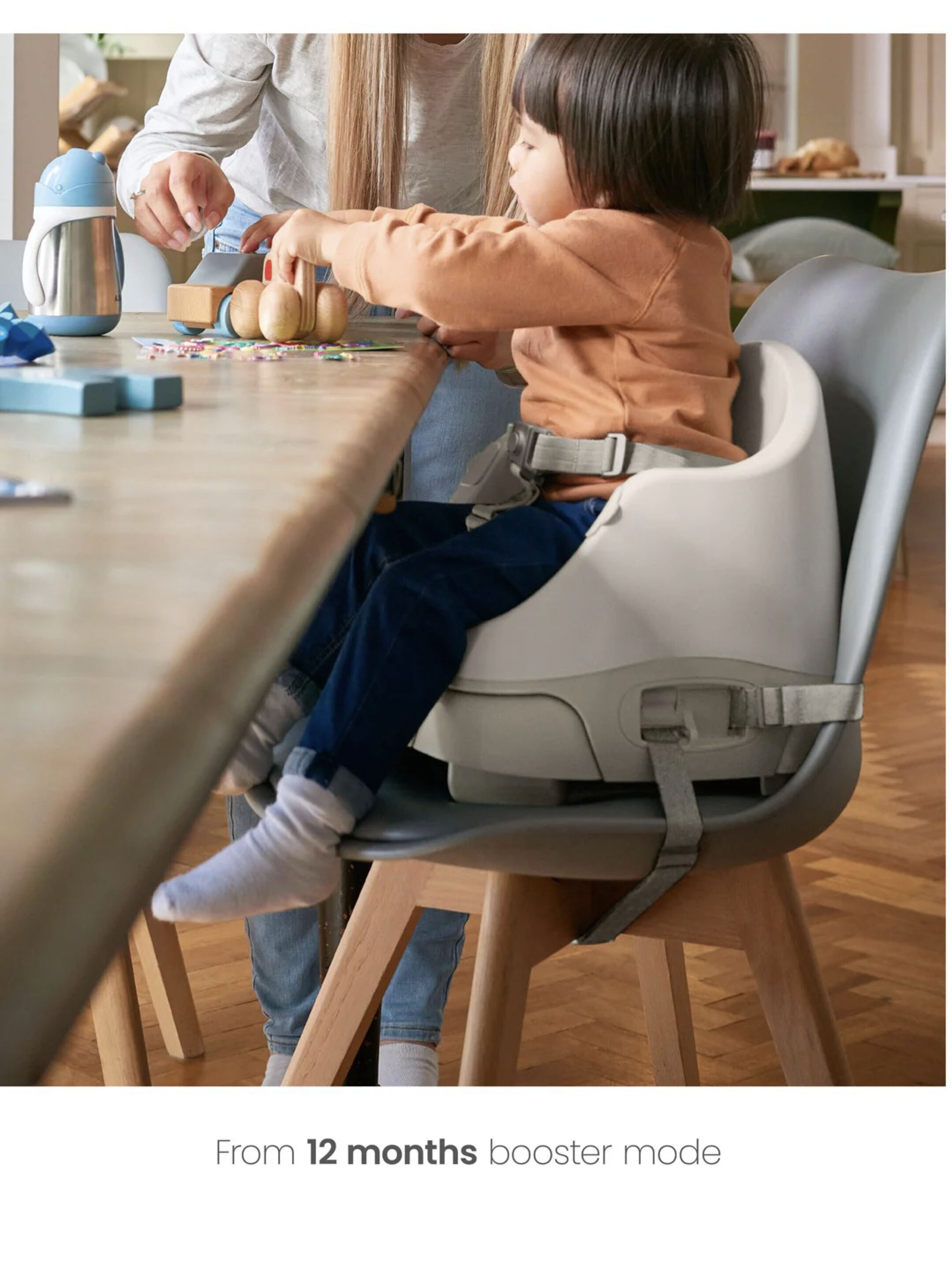 مقعد باغ داعم وأرضي 3 في 1 بصينية ألعاب - كلاي image number 9