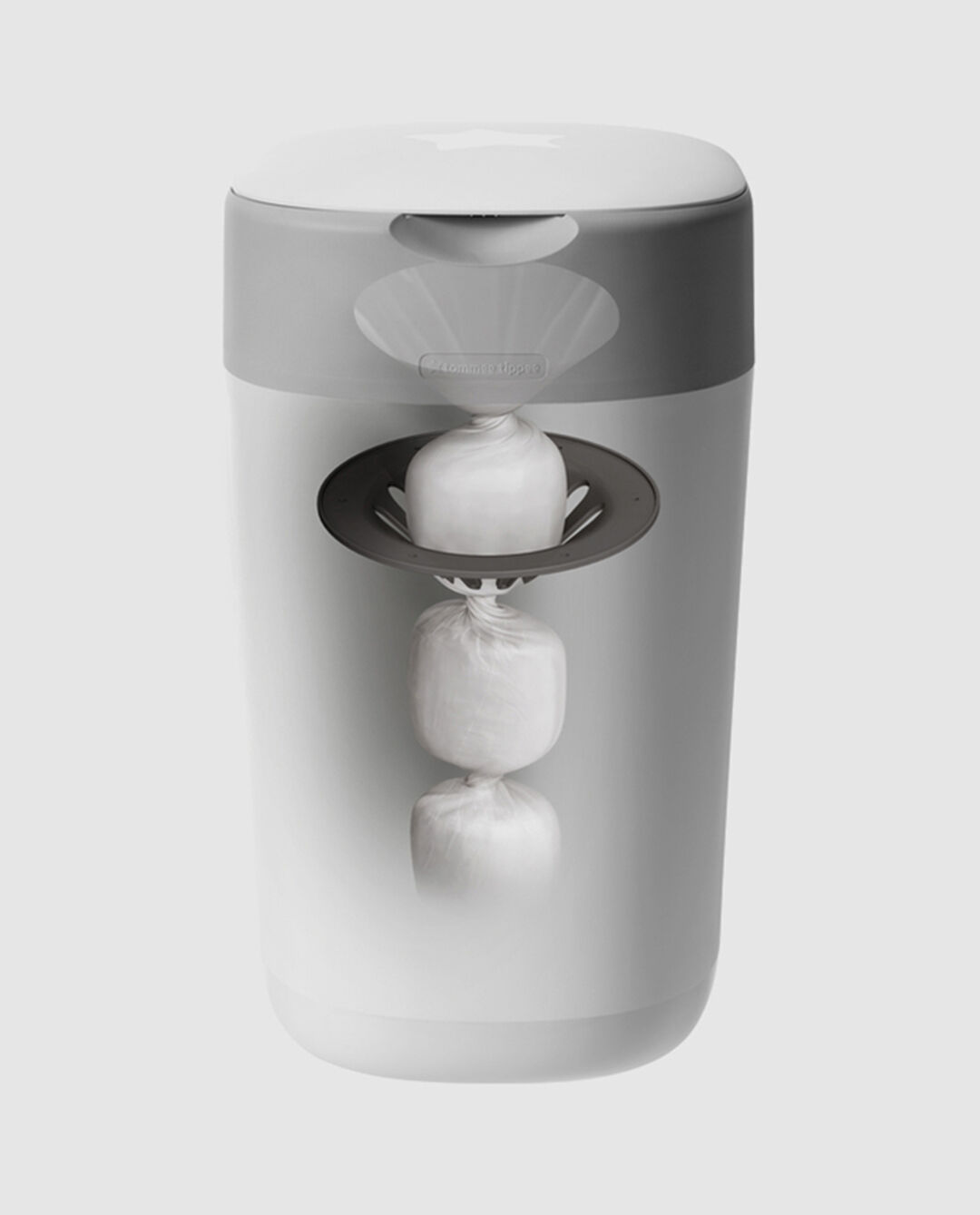 جهاز التخلص من الحفاضات تومي تيبي توست آند كليك أدفانسد، باللون الأبيض image number 2