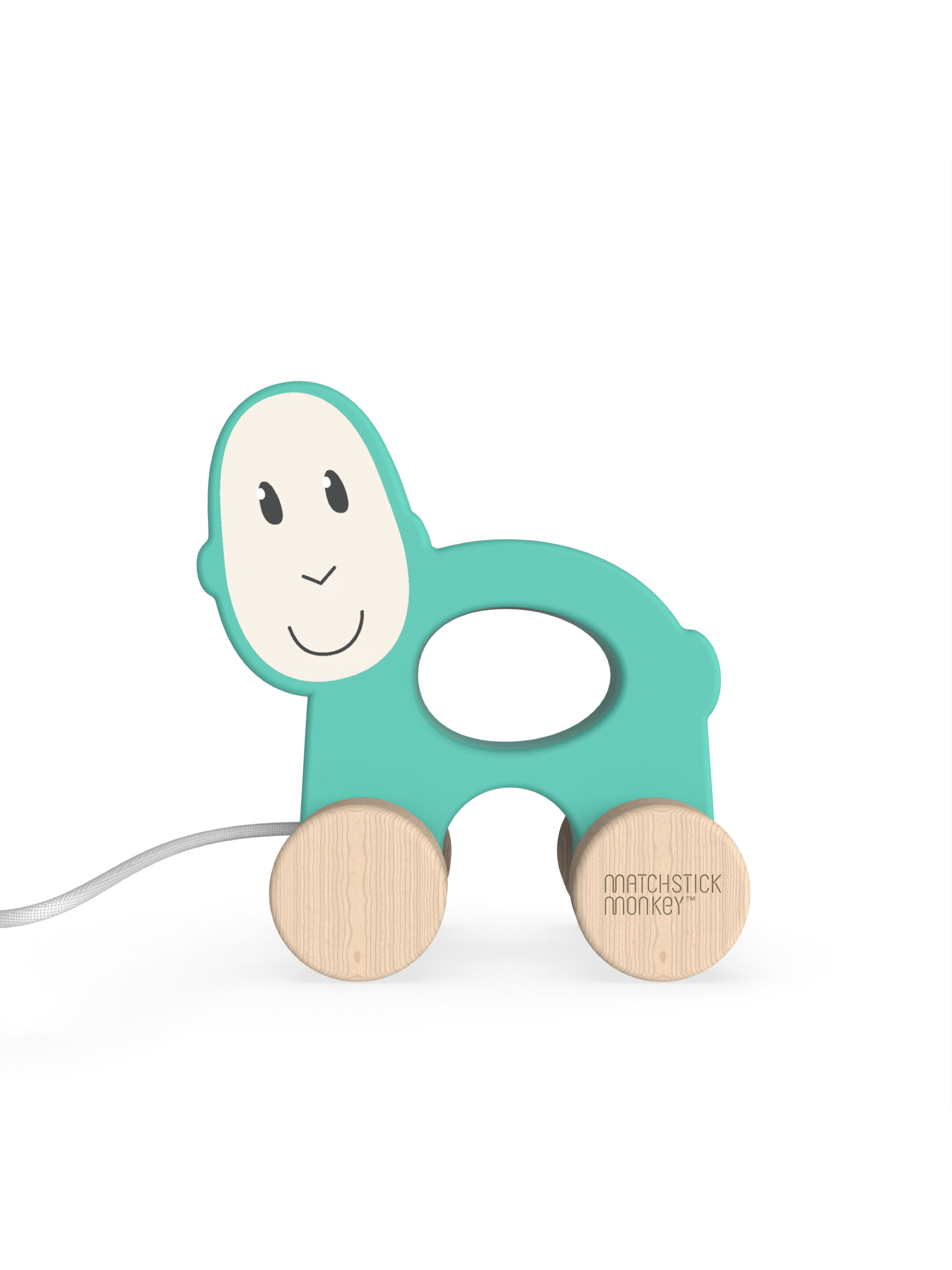 لعبة قابلة للجر بتصميم القرد ماتشستيك من ماتشستيك مونكي image number 2