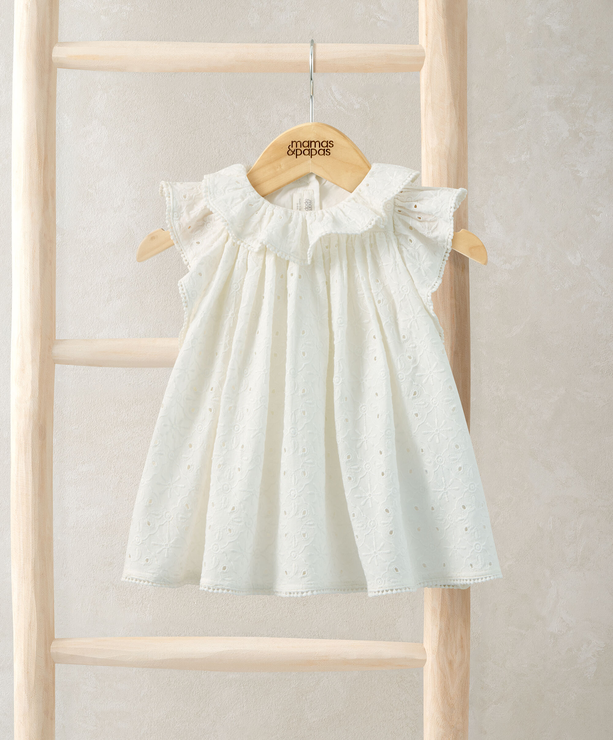 أفرول بنمط فستان مطرز