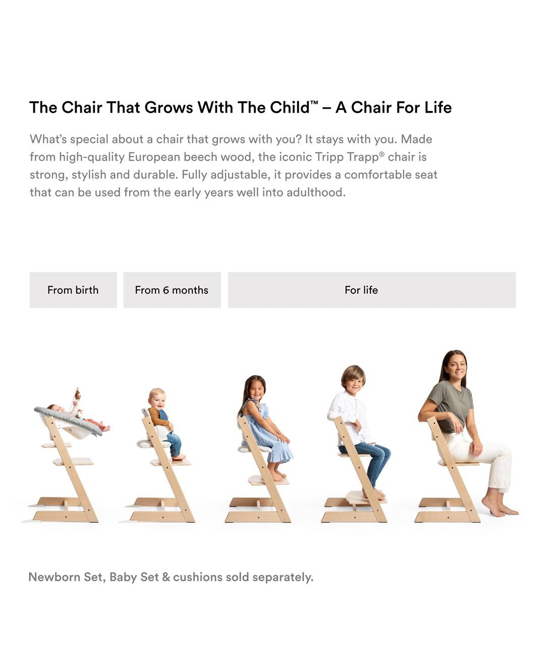 مقعد TRIPP TRAPP - أبيض image number 4