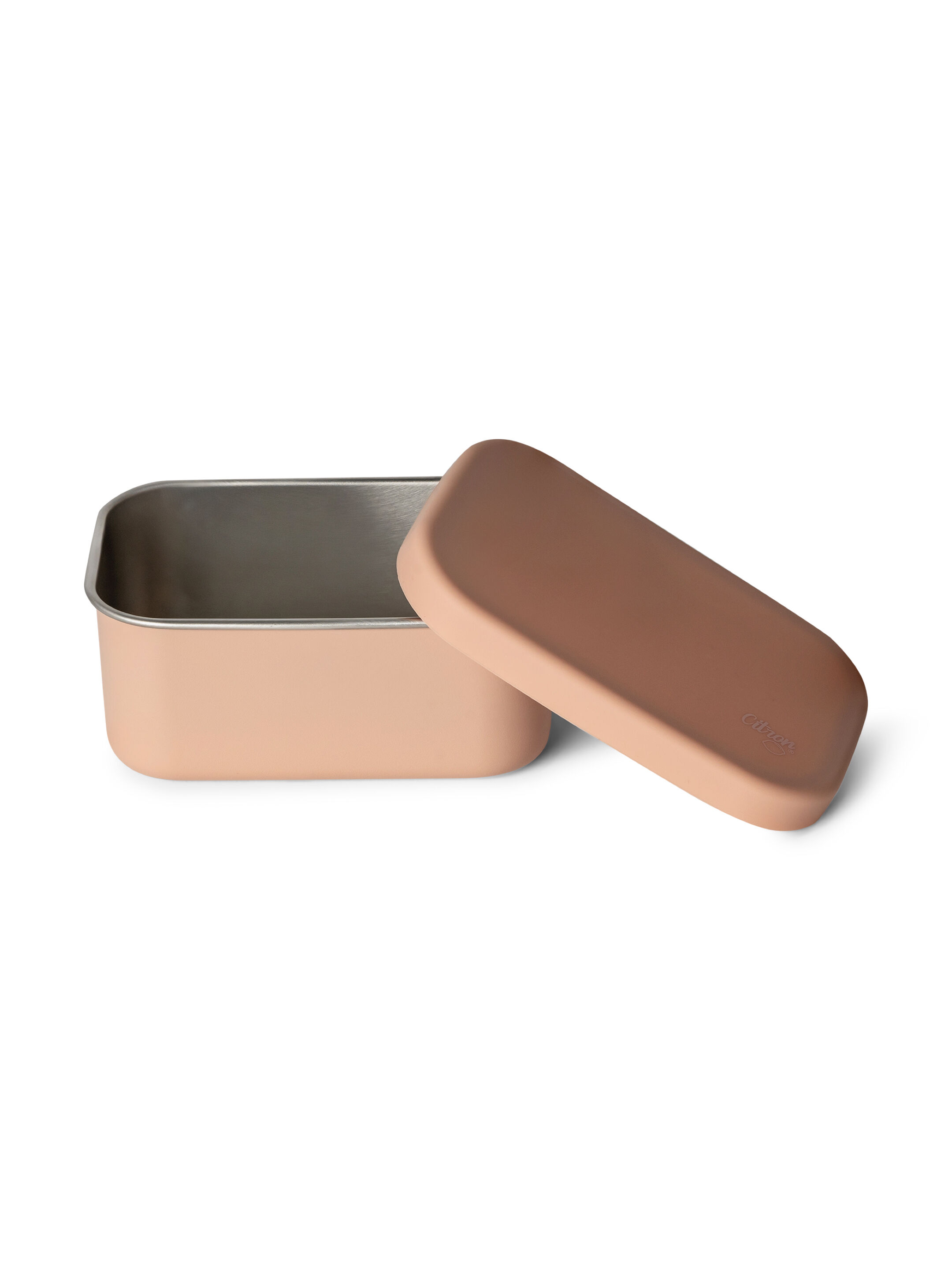 صندوق وجبات خفيفة ستانلس ستيل صغير من سيترون - وردي image number 1