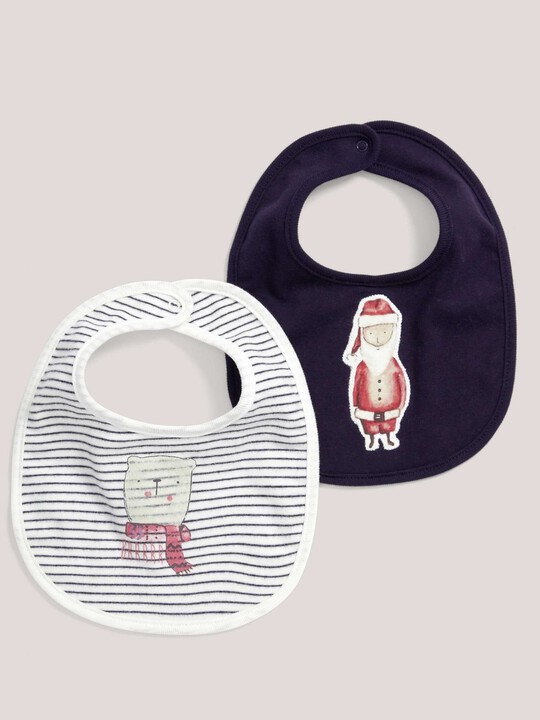 2PC BEAR BIBS:No Color:One Size image number 1