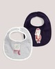 2PC BEAR BIBS:No Color:One Size image number 1